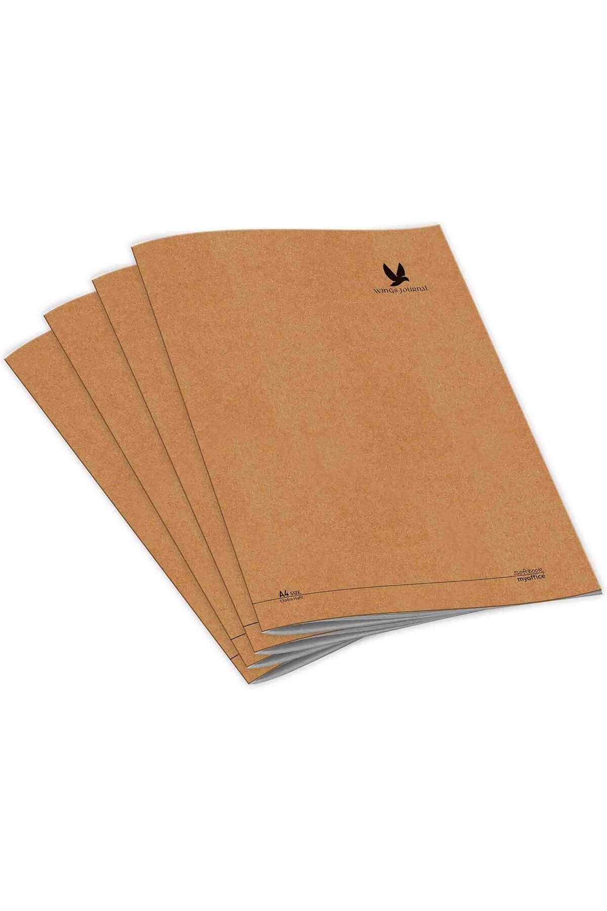 STOREMAX nffashopm Journal 4’lü Defter Seti A6 Çizgili 72 Sayfa 10,5x14,5 cm storestarx 1051353
