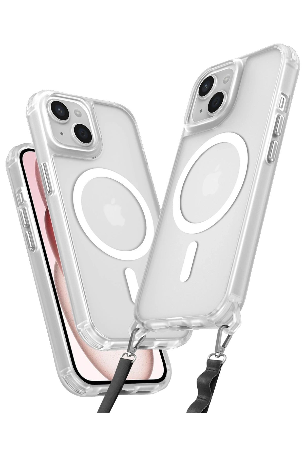 Zipax Apple iPhone 15 Plus Kılıf Silikon Kapak Azn-Penta