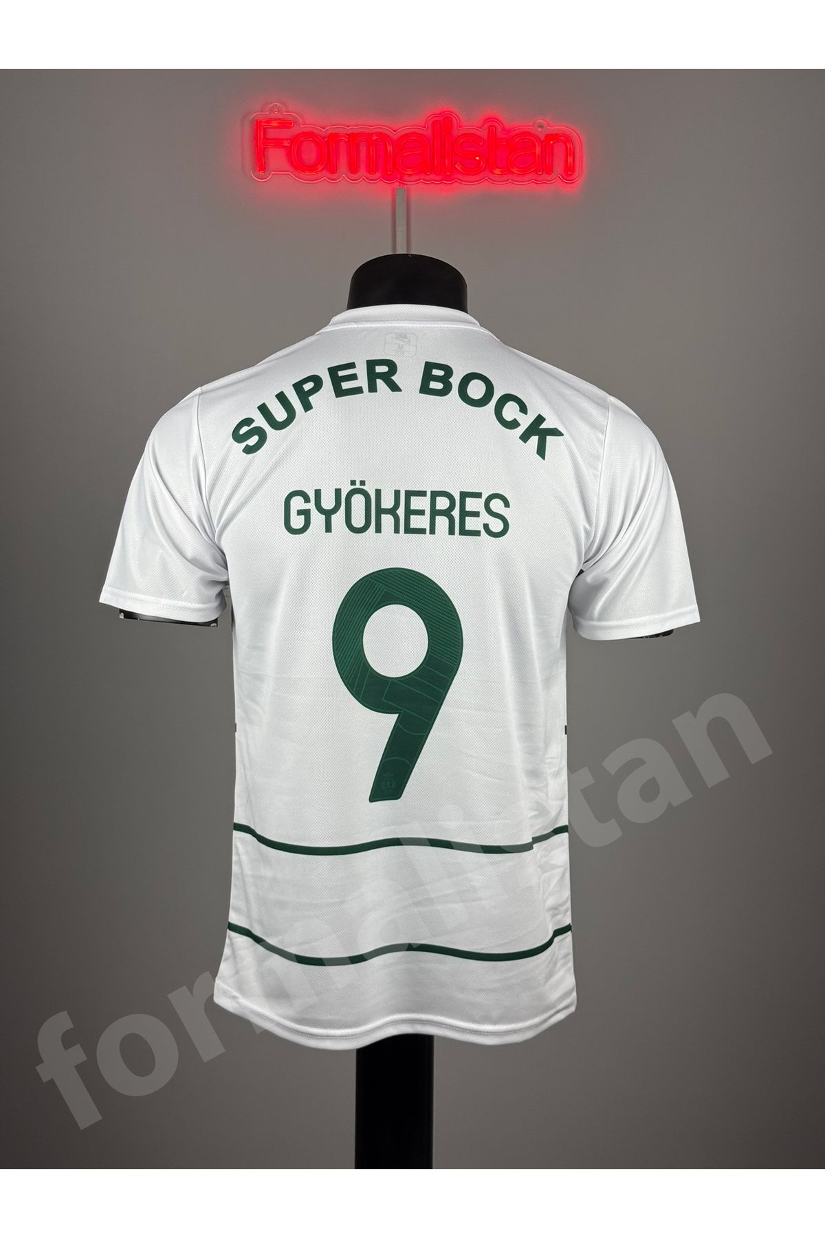 Quaxram Sporting Lisbon GYÖKERES Futbol Forması - Beyaz
