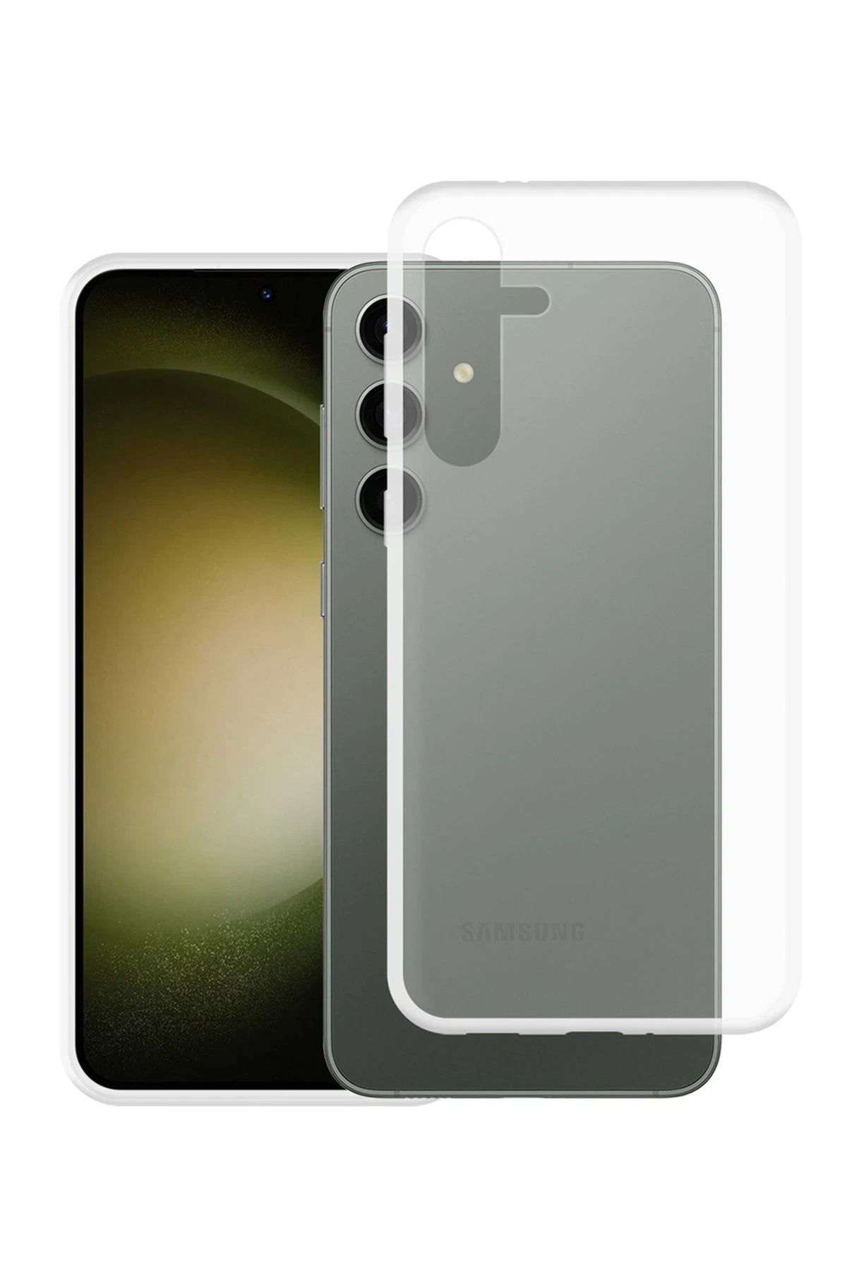 NewFace Samsung Galaxy S24 Plus Kılıf Lüx Şeffaf Silikon JOJUA
