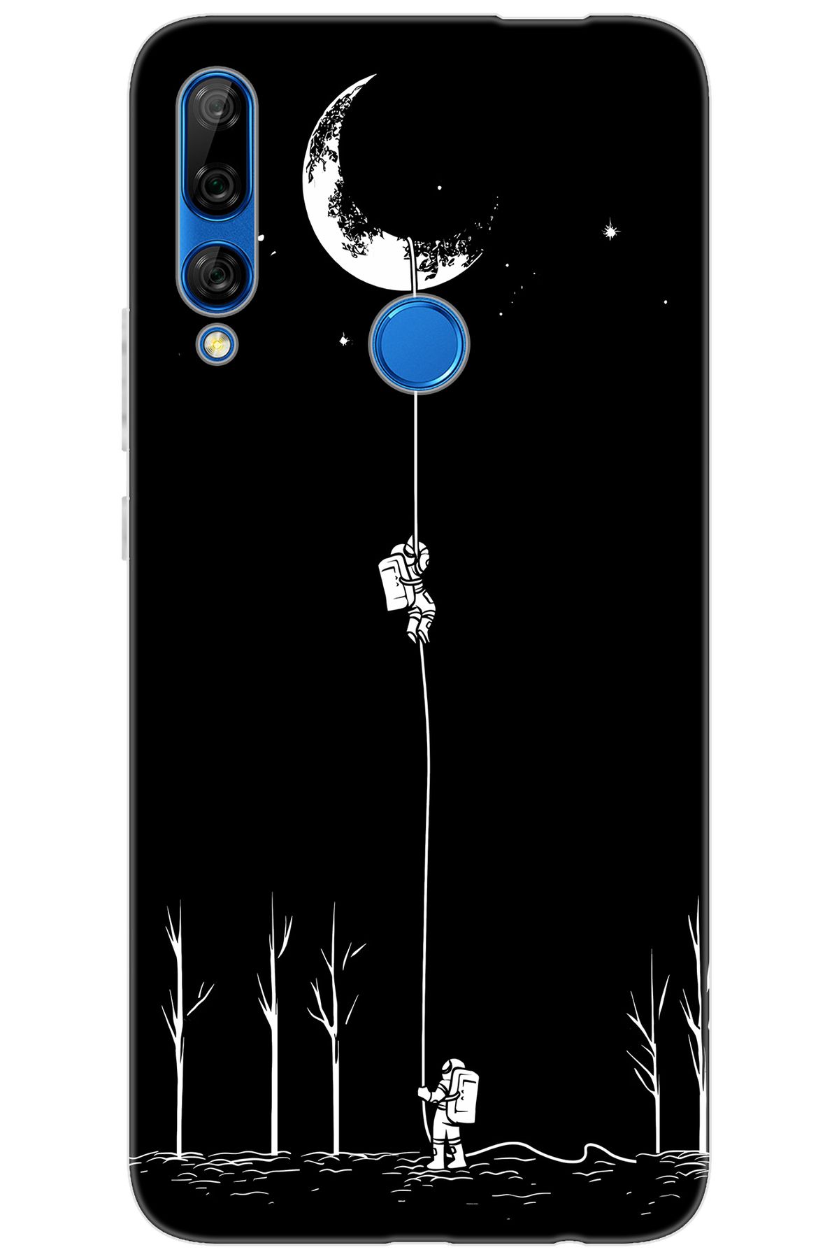Ceppare Huawei Y9 Prime 2019 (STK-L21) Uyumlu Kılıf Desenli Silikon Astronot Serisi STK:1006 CP-RaS8fRB