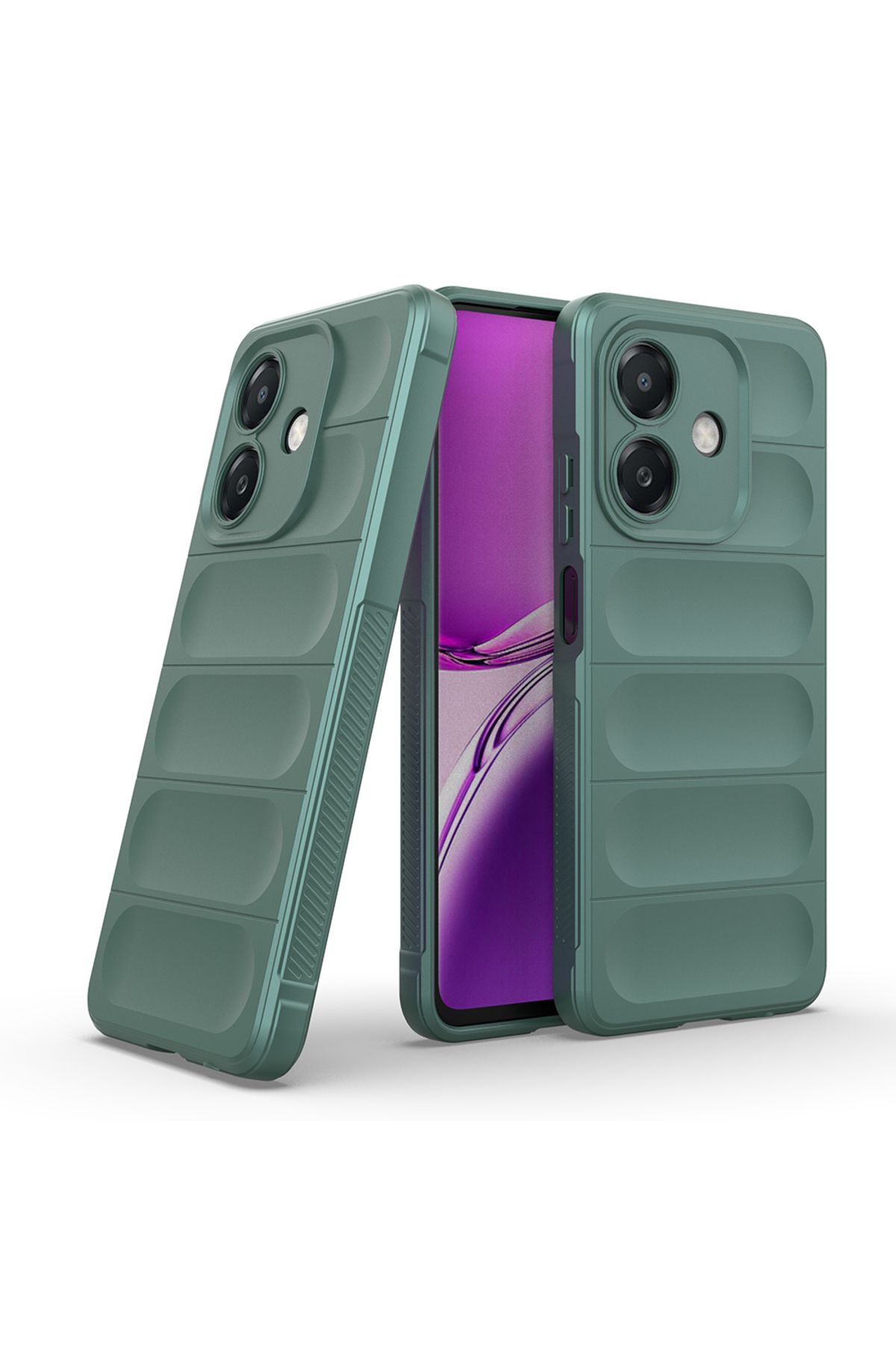 Rivor Oppo A3 Uyumlu Kılıf Kamera Korumalı Parmak İzi Bırakmaz İçi Kadife Sıvı Silikon Kapak