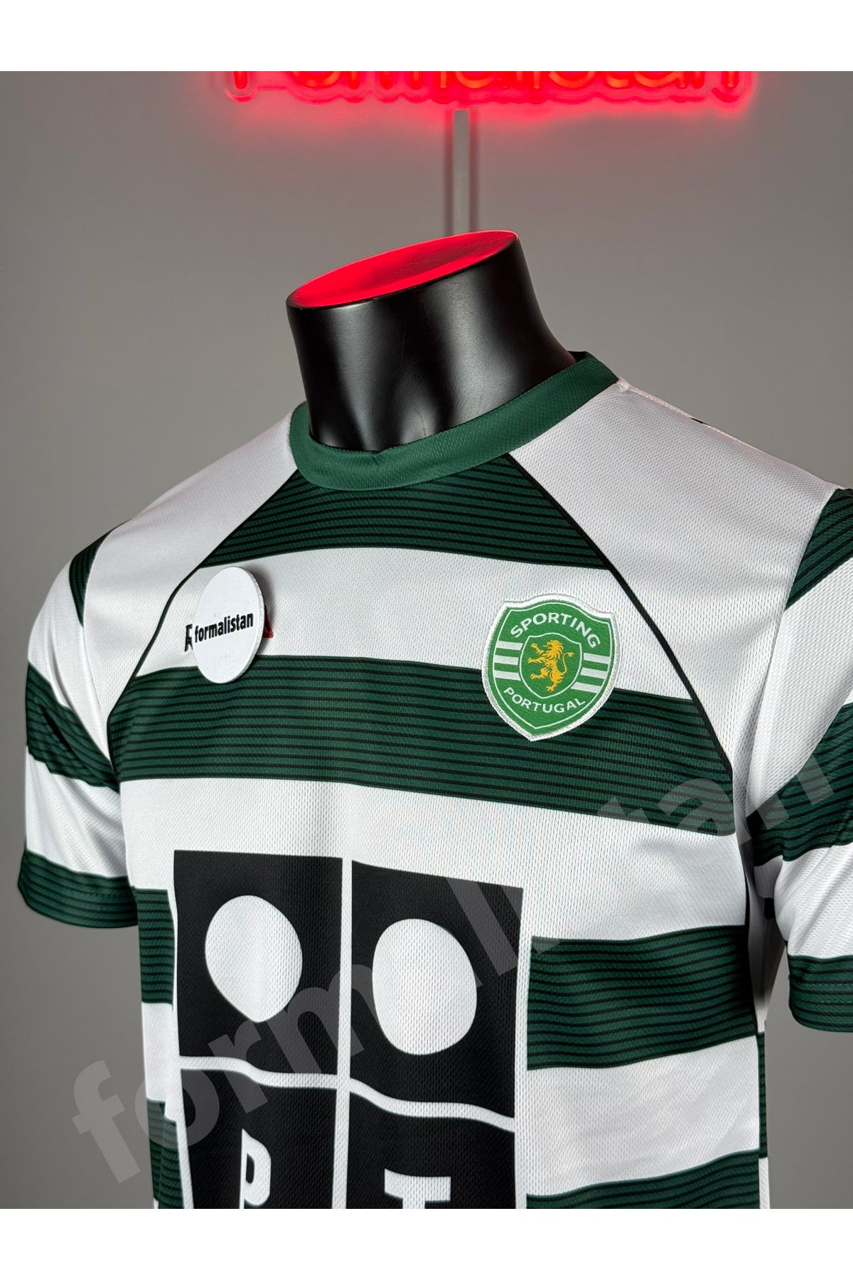 Quaxram Sportin Lisbon C. Ronaldo Retro Futbol Forması - Beyaz