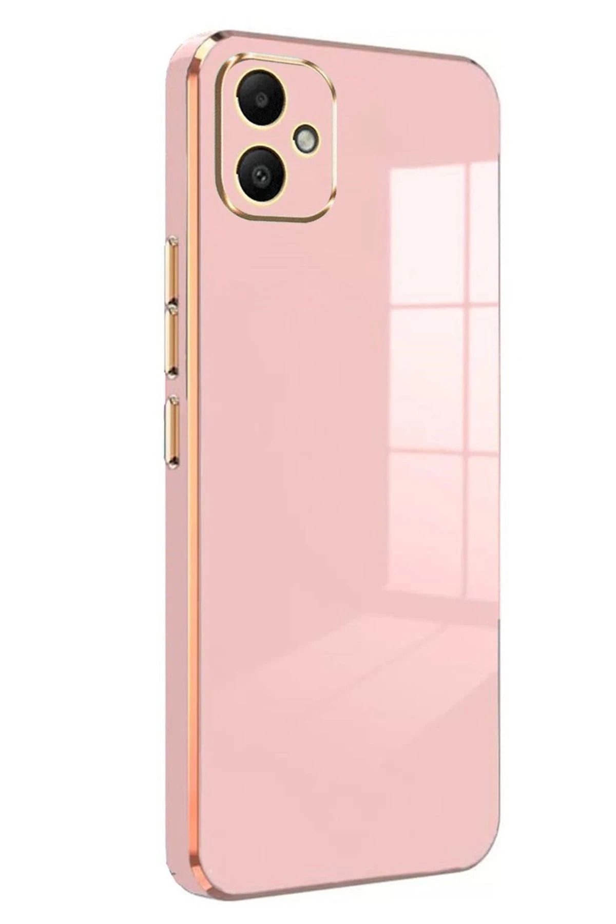 NewFace Samsung Galaxy A05 Kılıf Volet Silikon - Pembe JOJUA