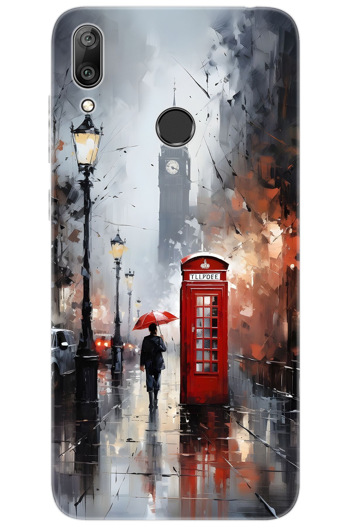 Ceppare Huawei Y7 Prime 2019 (DUB-LX3) Uyumlu Kılıf Desen Silikon Bigbang Telefon Kulube S708 CP-9lJG5zJ