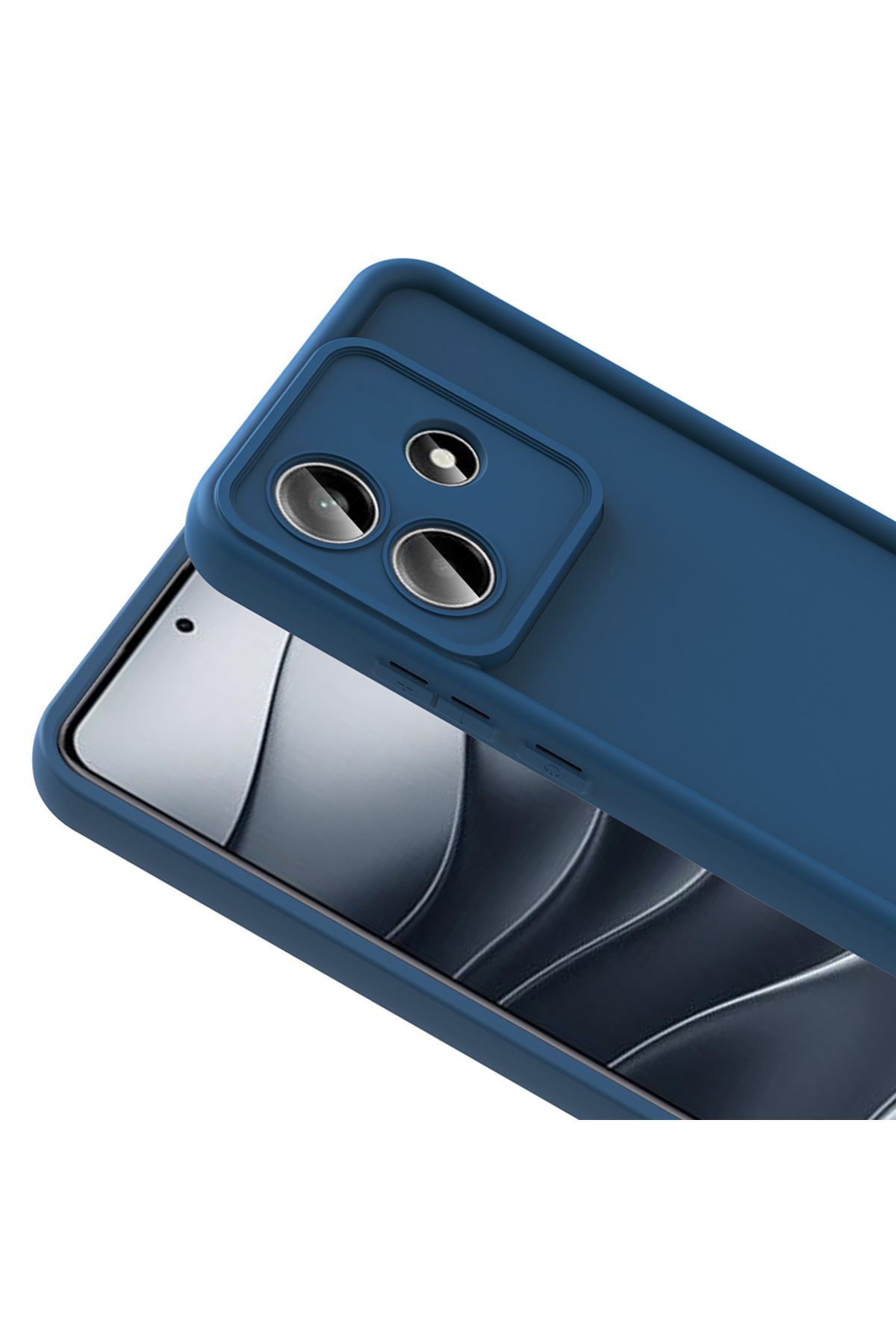 Zipax Xiaomi Redmi Note 14 4G Kılıf Silikon Kapak Zr-Ananas