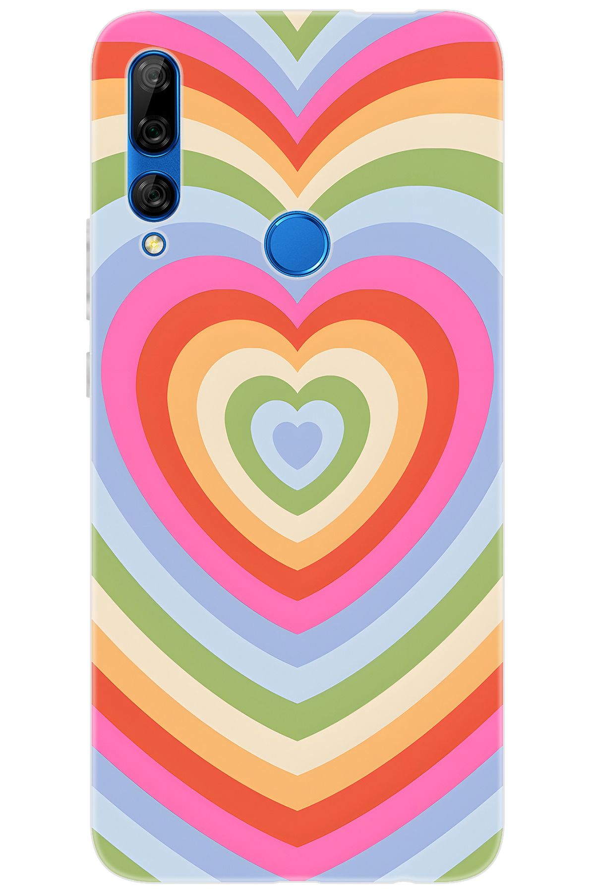 Ceppare Huawei Y9 Prime 2019 (STK-L21) Uyumlu Kılıf Desenli Silikon Renkli Kalpler STK:1019 CP-OjjibtB