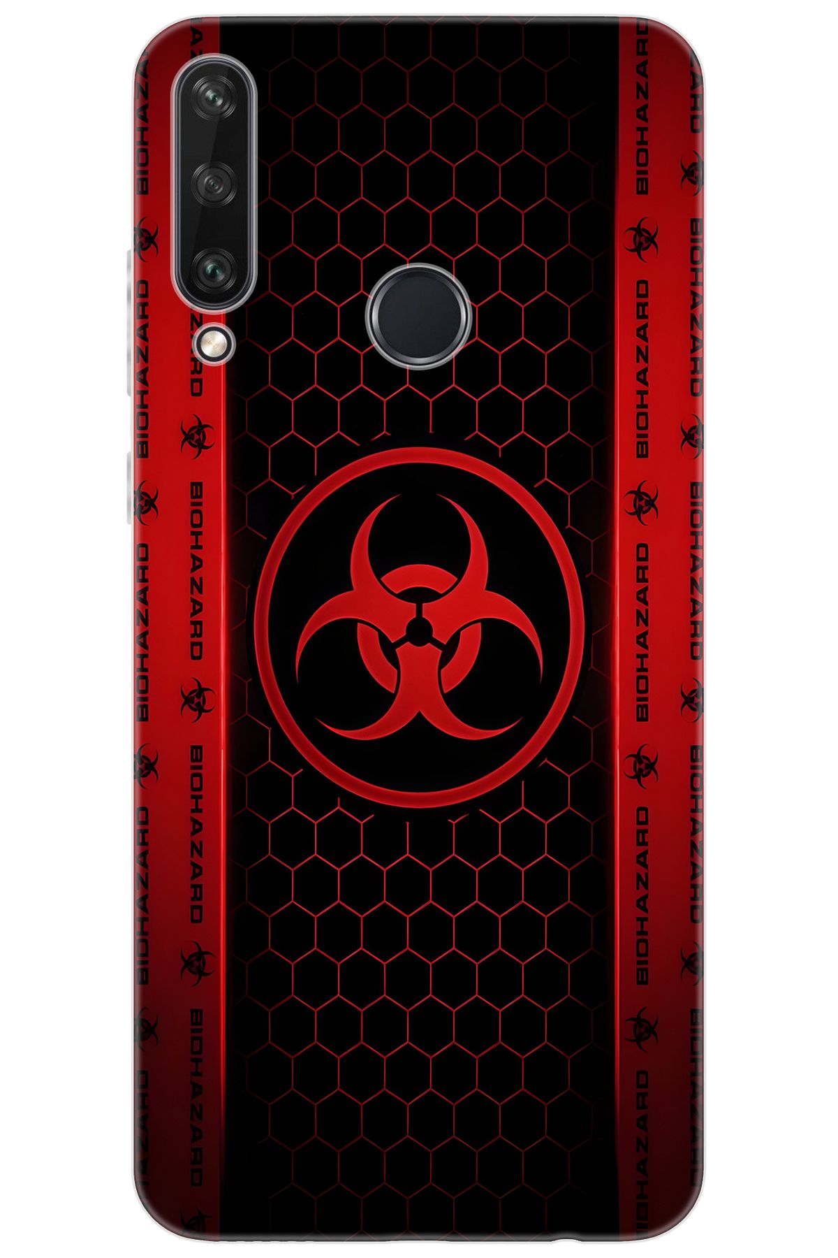 Ceppare Huawei Y6P (MED-LX9N) Uyumlu Kılıf Desen Baskılı Silikon Biohazard STK:754 CP-ZgiTpB4