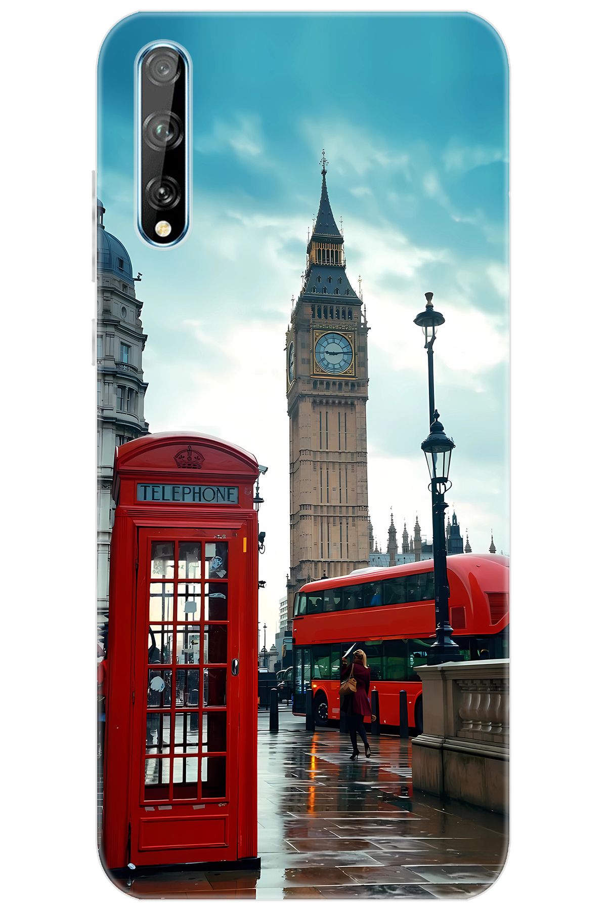 Ceppare Huawei Y8P (AQM-LX1) Uyumlu Kılıf Desen Silikon Big Bang Telefon Kulubesi S:1016 CP-CLwVkcv
