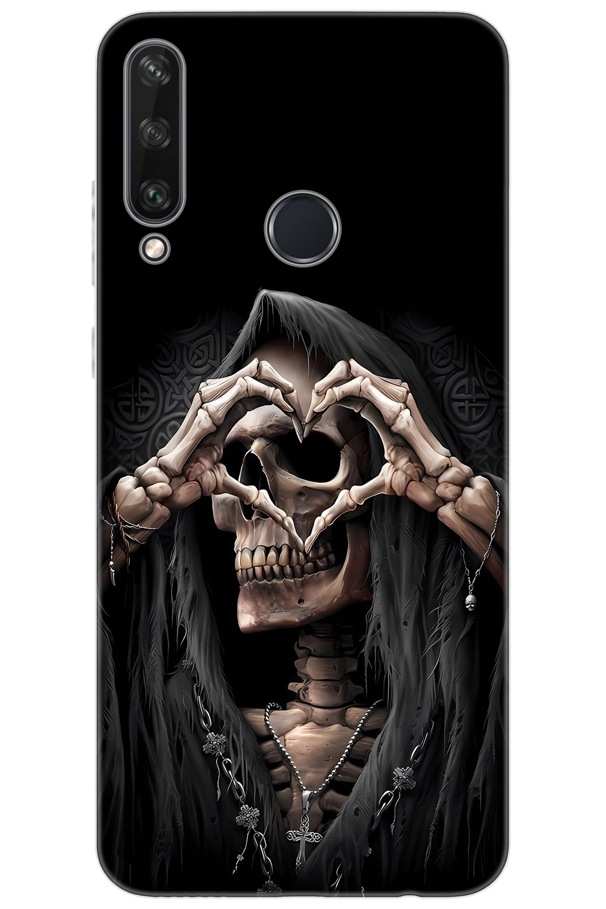 Ceppare Huawei Y6P (MED-LX9N) Uyumlu Kılıf Desen Baskılı Silikon İskelet STK:652 CP-jE4Mm7N
