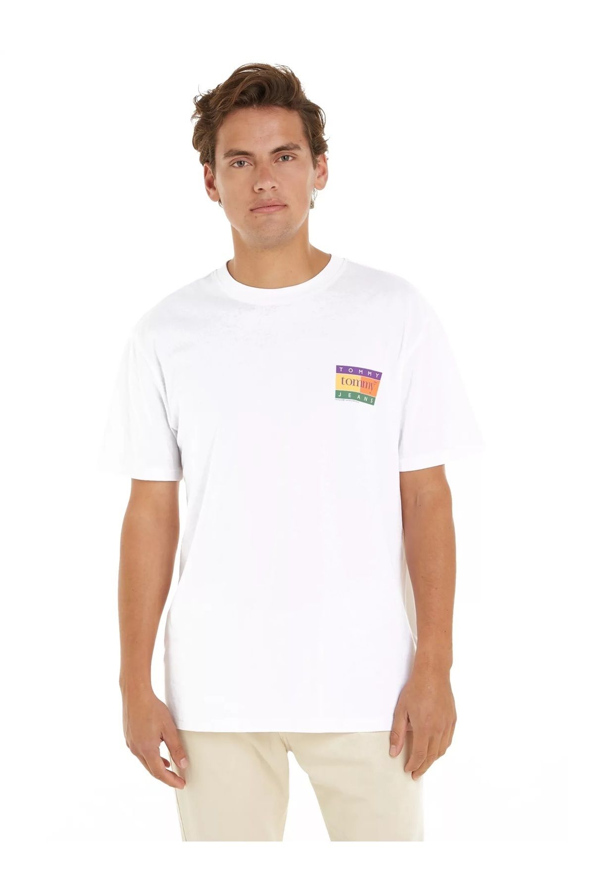 Hilfiger Denim _.TommyHilfiger Organik Pamuk Erkek T-Shirt Regular Fit