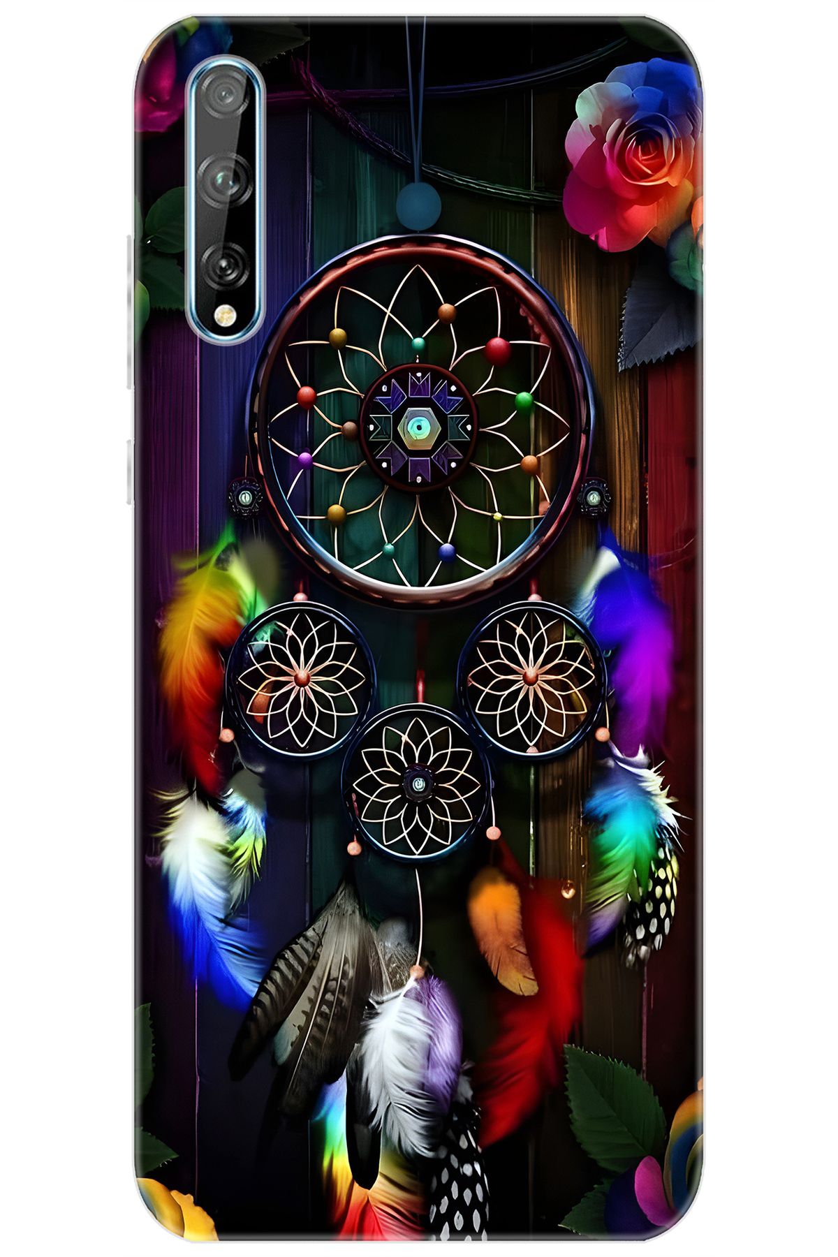 Ceppare Huawei Y8P (AQM-LX1) Uyumlu Kılıf Desen Baskılı Silikon Düş Kapanı STK:704 CP-bTeDsFc