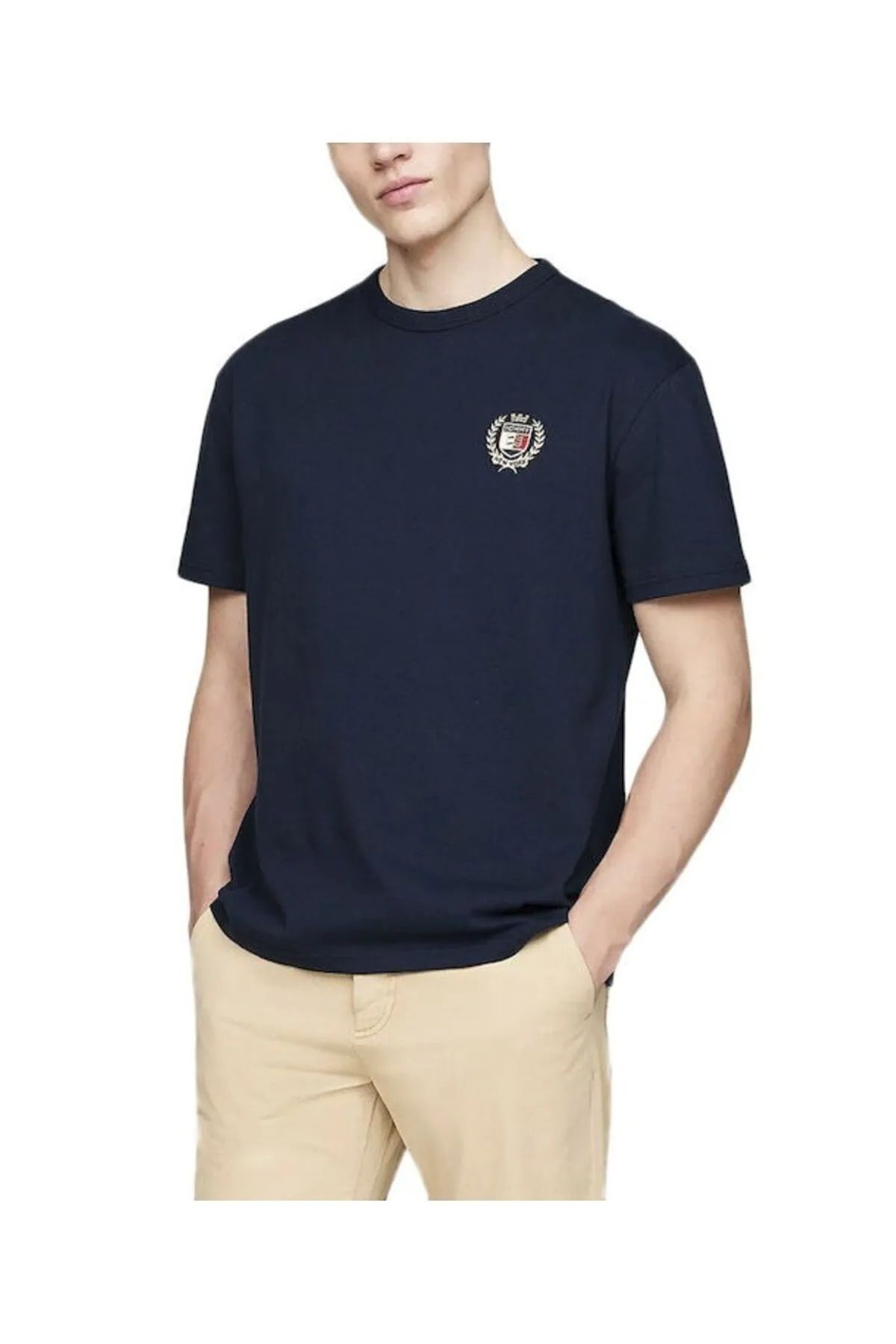 Hilfiger Denim __TommyHilfiger TJM REG RWB CREST FLAG TEE EXT T-Shirt