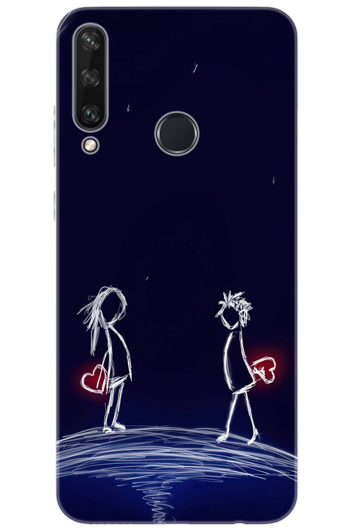 Ceppare Huawei Y6P (MED-LX9N) Uyumlu Kılıf Desen Baskılı Silikon Aşk Tasarım STK:306 CP-Gt6ytiI