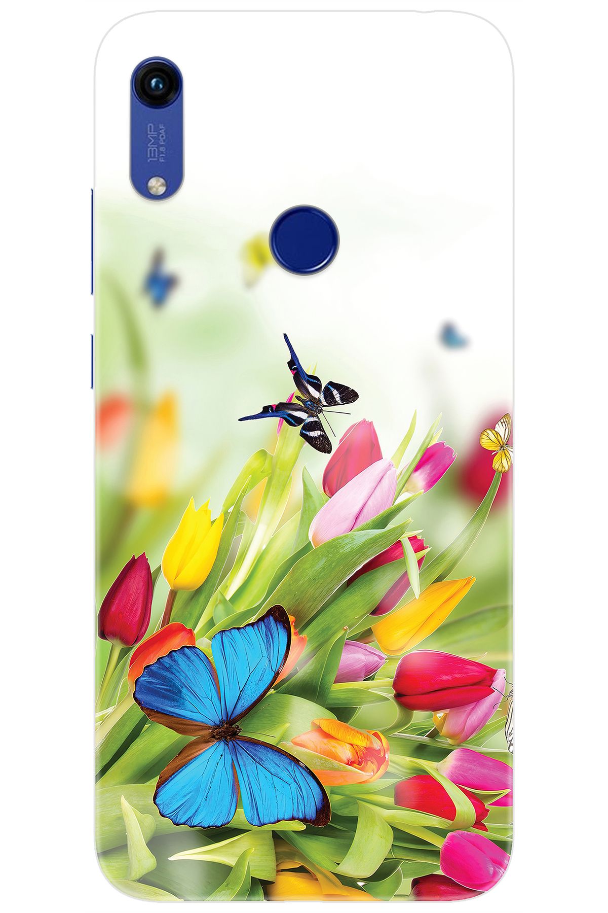 Ceppare Huawei Y6 PRO 2019 (MRD-LX2) Uyumlu Kılıf Desen Baskılı Silikon Kelebekler STK:542 CP-fyrnvhl