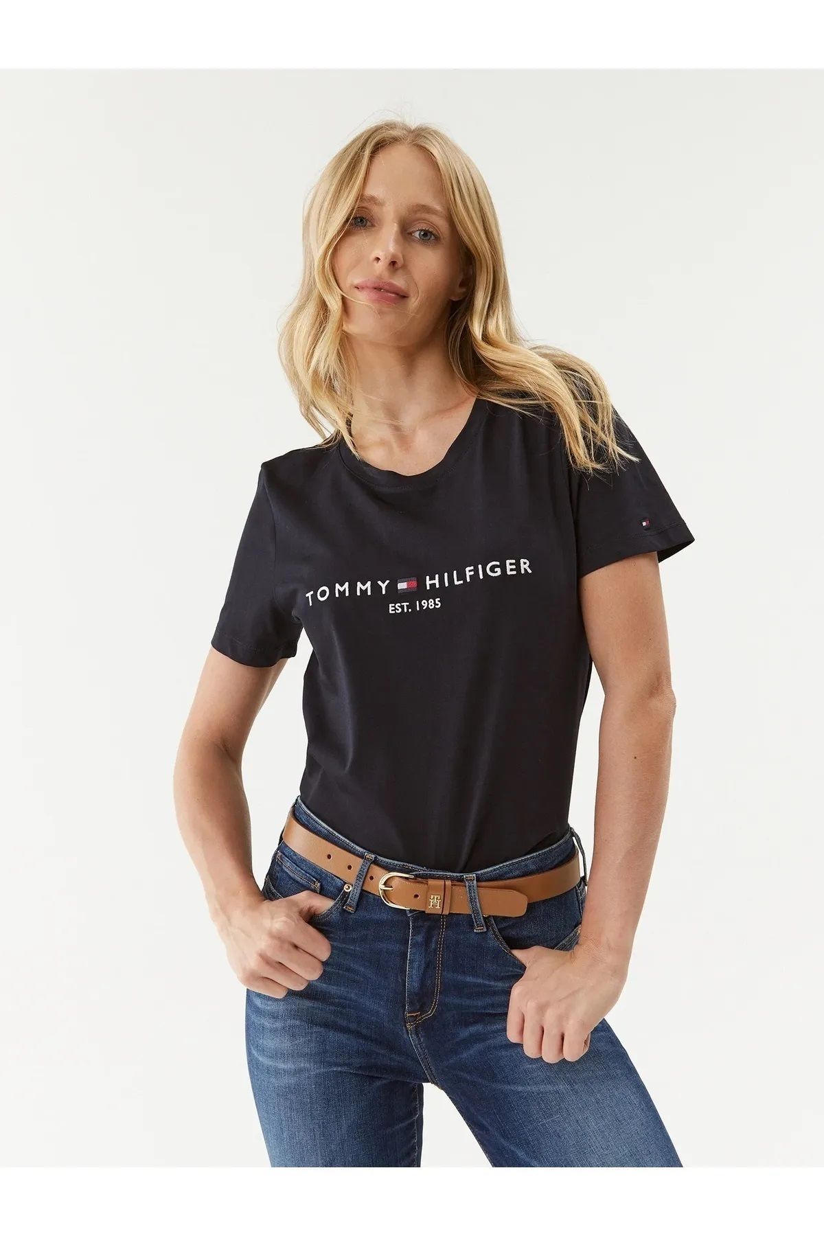 Tommy Hilfiger Sport _.TommyHilfiger HERITAGE C-NK ORGANİK pamuk