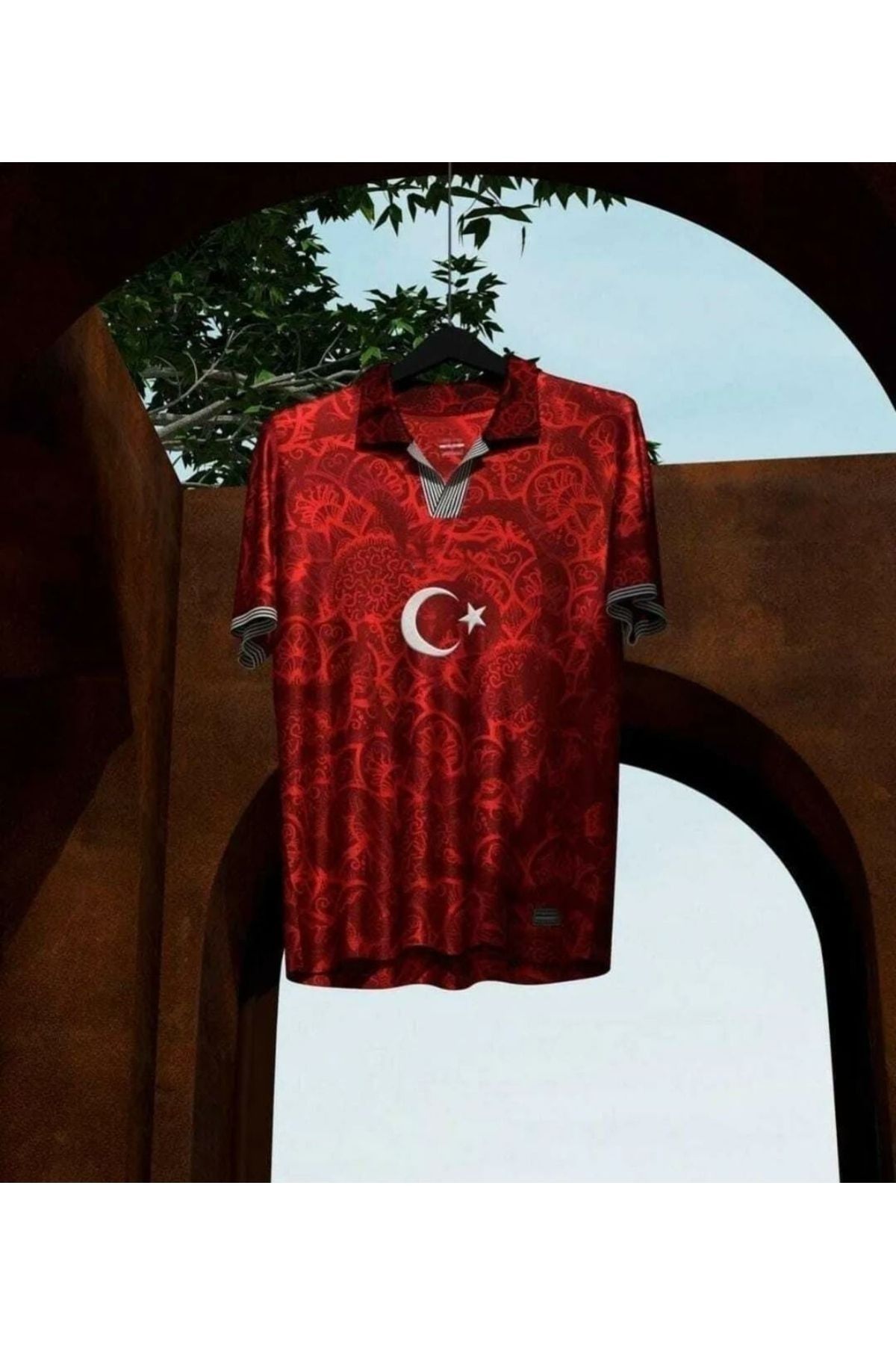 feriköy .EURO 2024 TÜRKİYE İSİMSİZ ÖZEL KONSEPT YETİŞKİN FORMAS ( KIRMIZI)