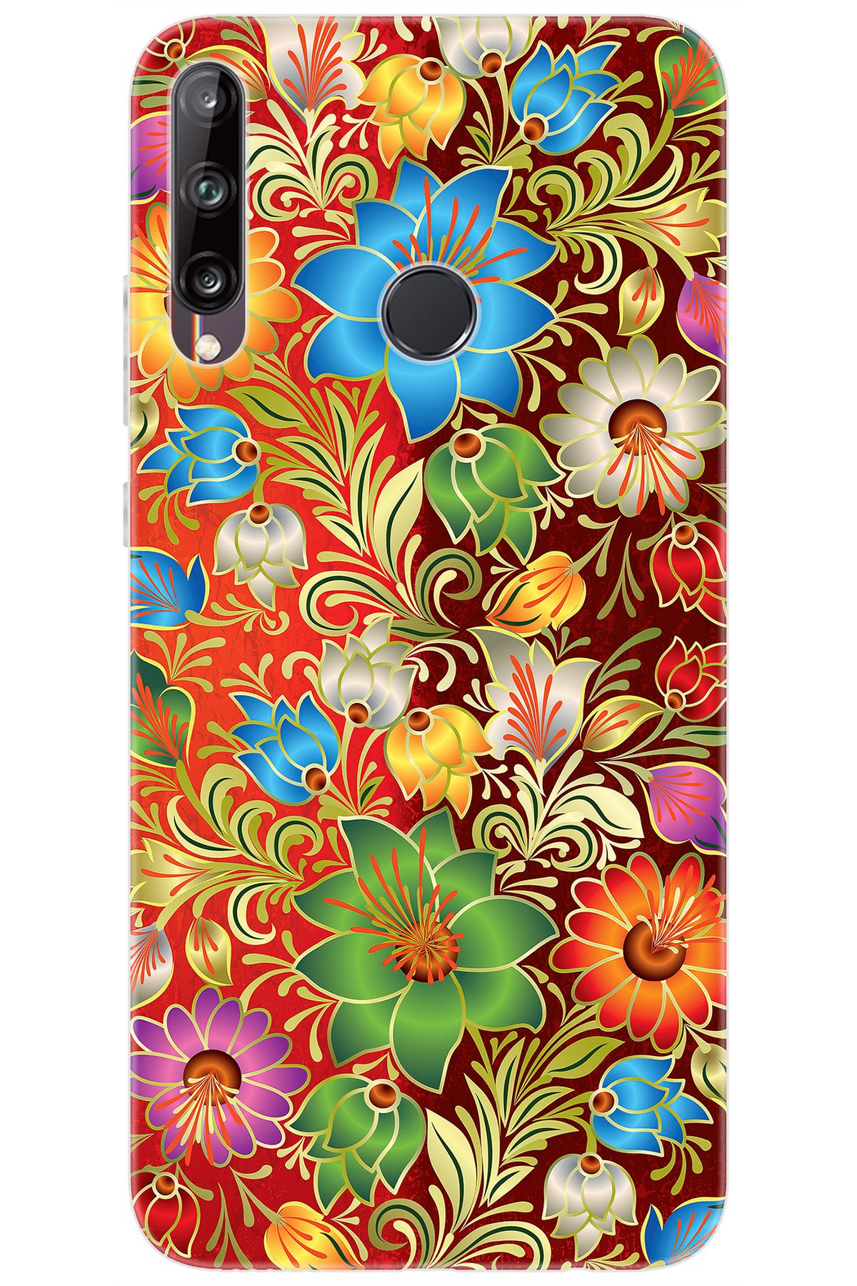 Ceppare Huawei Y7P (ART-L29) Uyumlu Kılıf Desen Baskılı Silikon Çiçekler Serisi STK:532 CP-RUflY8S