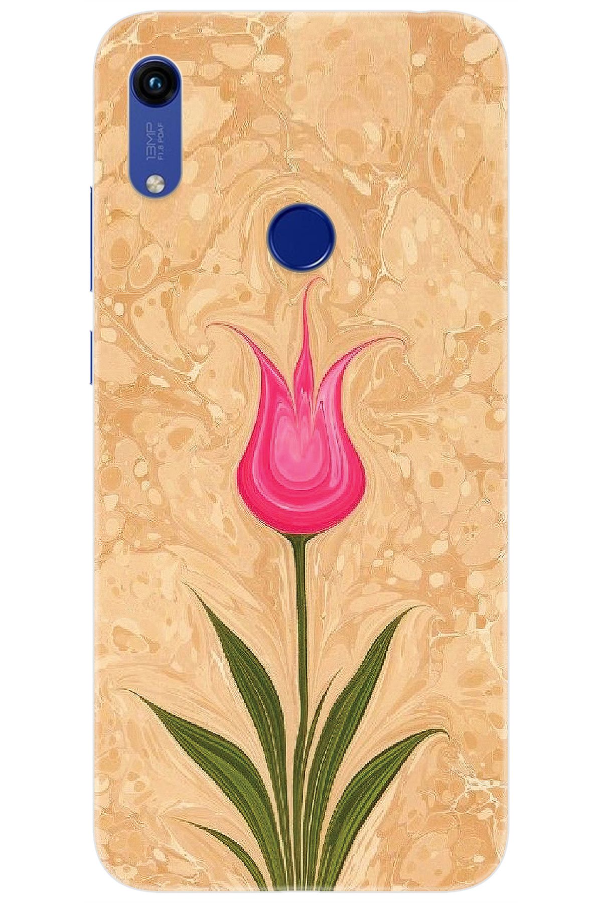 Ceppare Huawei Y6S 2019 (JAT-L41) Uyumlu Kılıf Desen Baskılı Silikon Lale Tasarım STK:544 CP-c7aAUVy
