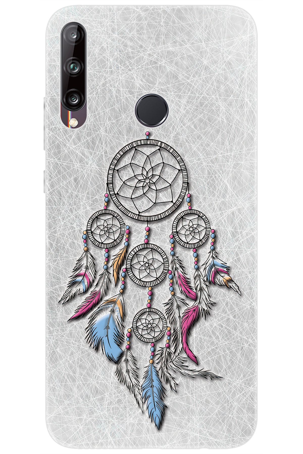 Ceppare Huawei Y7P (ART-L29) Uyumlu Kılıf Desen Baskılı Silikon Düş Kapanı STK:568 CP-LBgYFLg