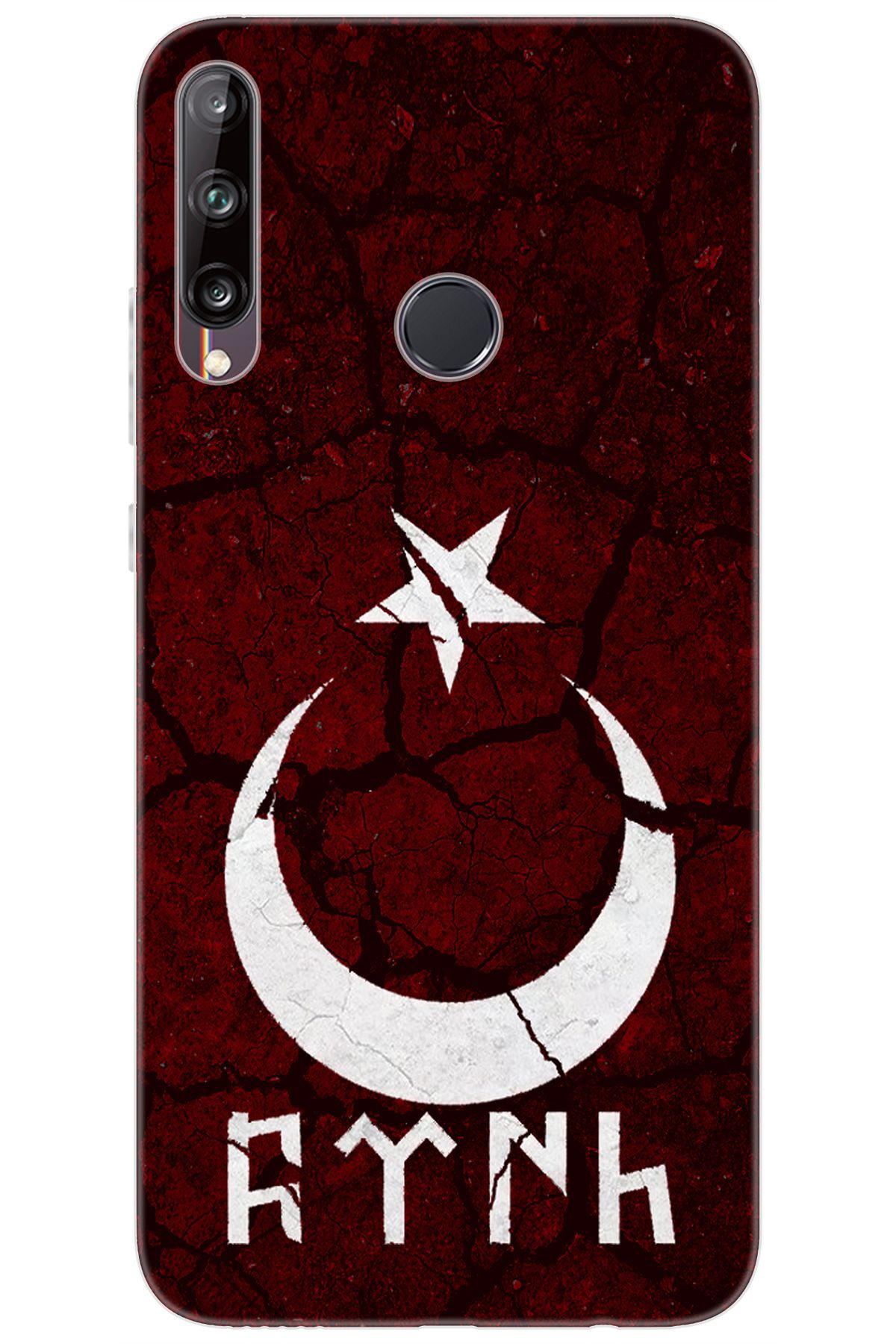 Ceppare Huawei Y7P (ART-L29) Uyumlu Kılıf Desen Baskılı Silikon Göktürkçe Türk STK:386 CP-uaoXqbo