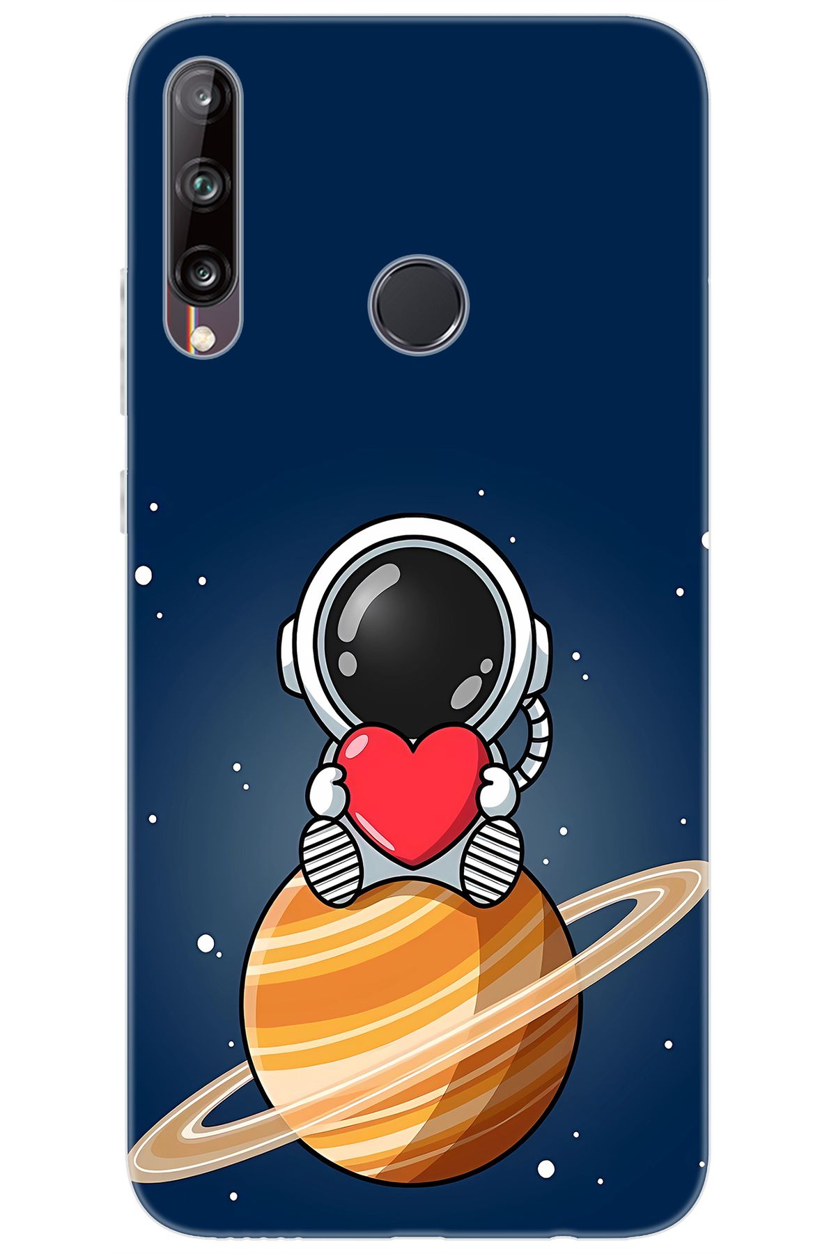 Ceppare Huawei Y7P (ART-L29) Uyumlu Kılıf Desen Baskılı Silikon Astronot STK:697 CP-0IEPDk8