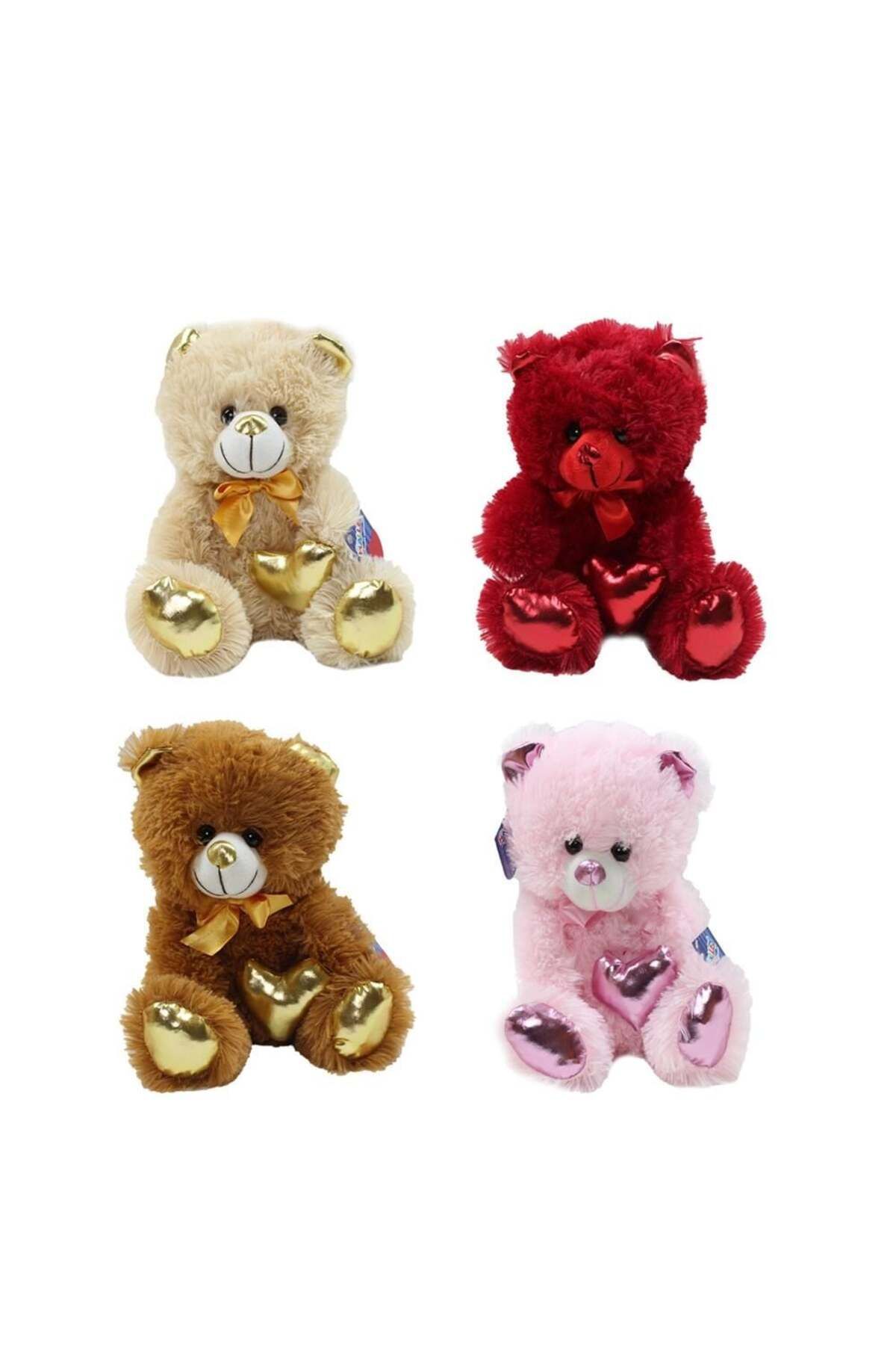OEM 62500 Parlak Kalpli Peluş Ayı 30 cm