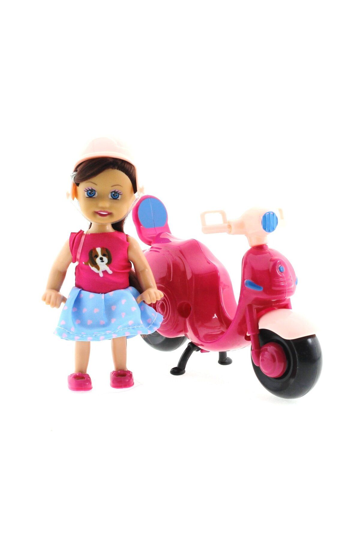 OEM Cute Doll Mini Bebek ve Mor Vespa