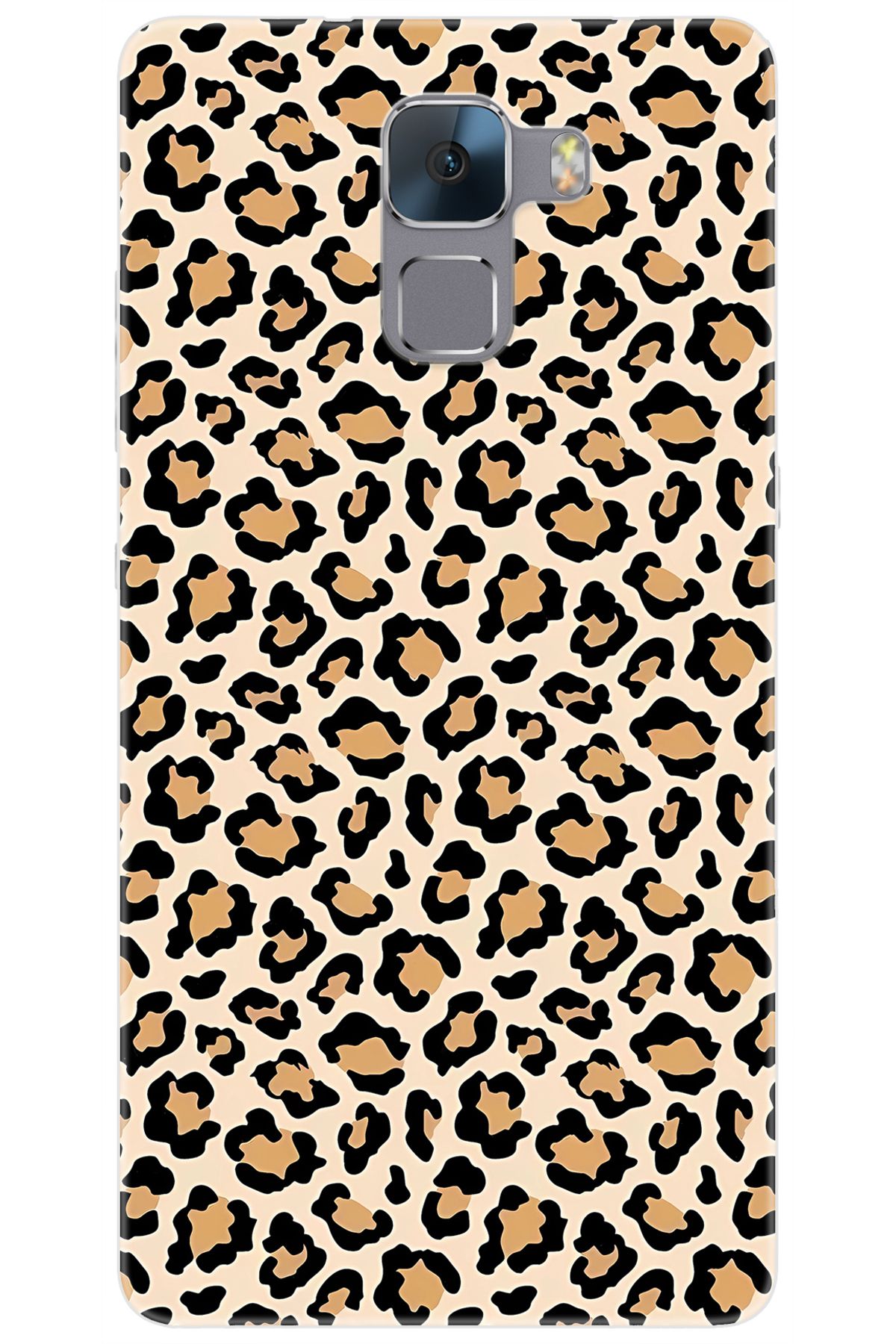 Ceppare Huawei Honor 7 (PLK-L01) Uyumlu Kılıf Desen Baskılı Silikon Leopar Desen STK:743 CP-V3LaUbY