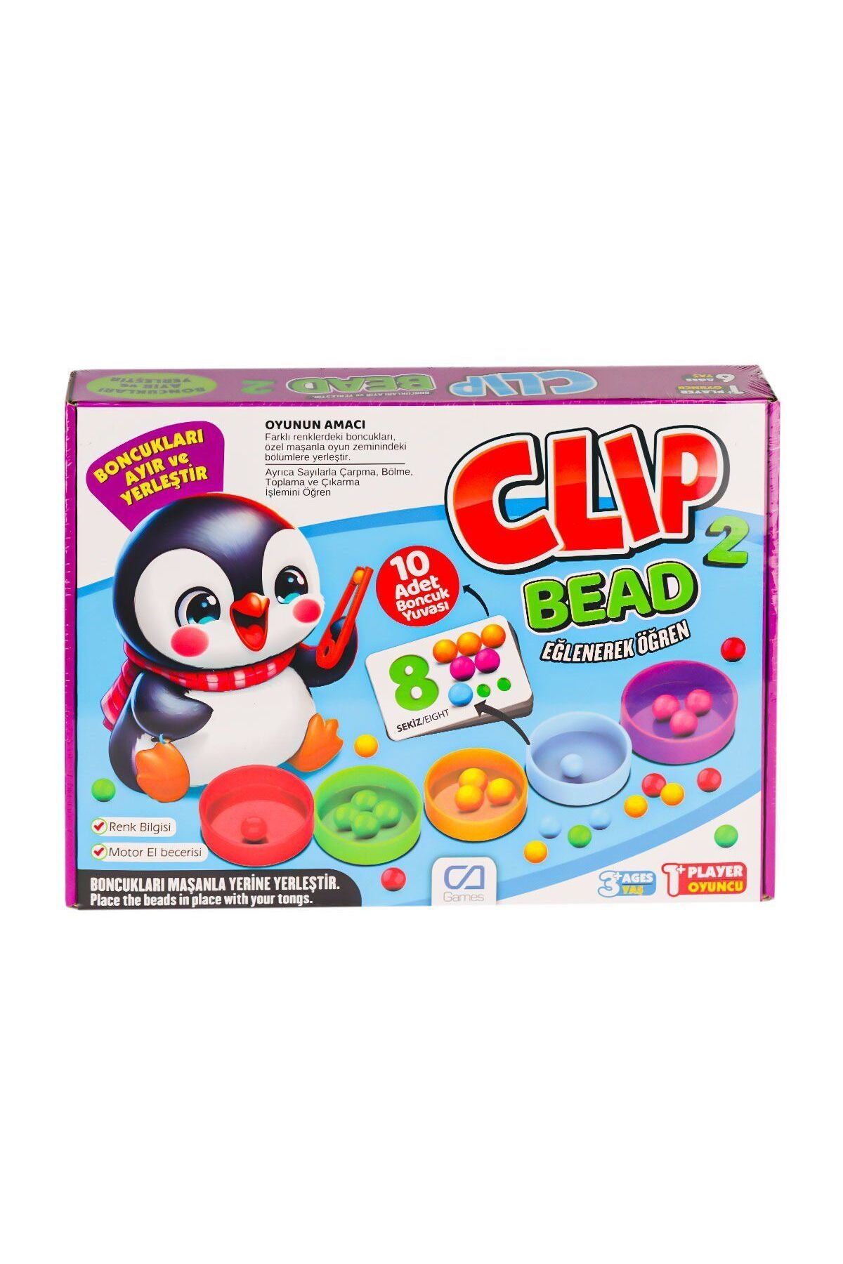 OEM CAPLS-5286 Clip Bead Kutu Oyunu -CA Games