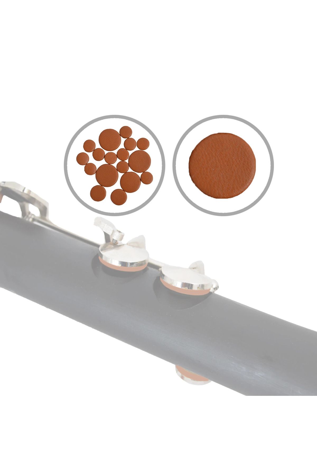 OEM KLARNET AKS GUDERİ TAKIM DERİ KAHVE (RPC17LB)