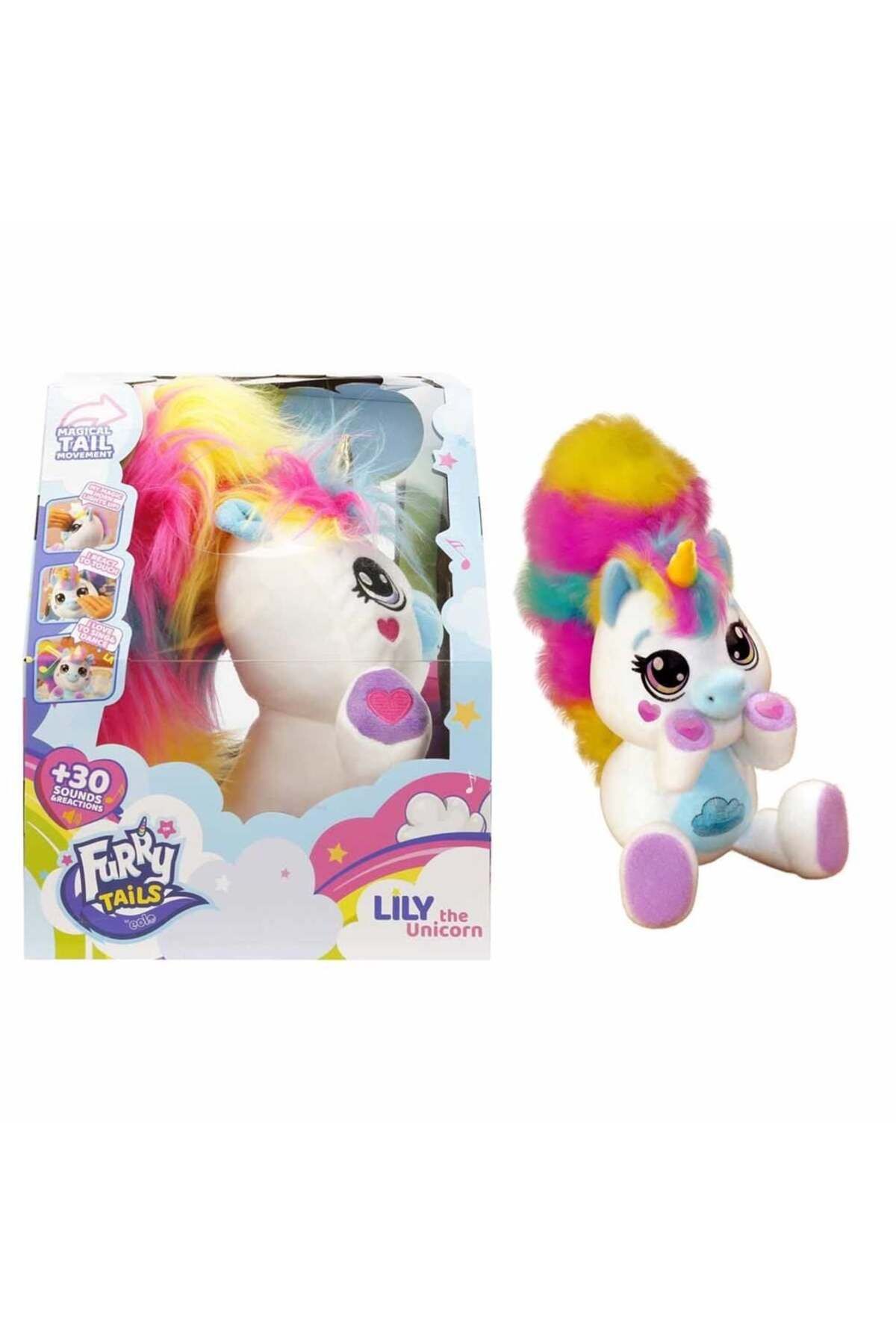 OEM Lily Sesli ve Işıklı Unicorn Peluş