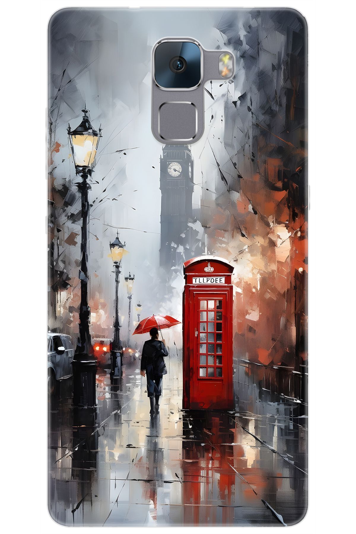 Ceppare Huawei Honor 7 (PLK-L01) Uyumlu Kılıf Desen Silikon Bigbang Telefon Kulubesi STK:708 CP-XIJ0UeZ