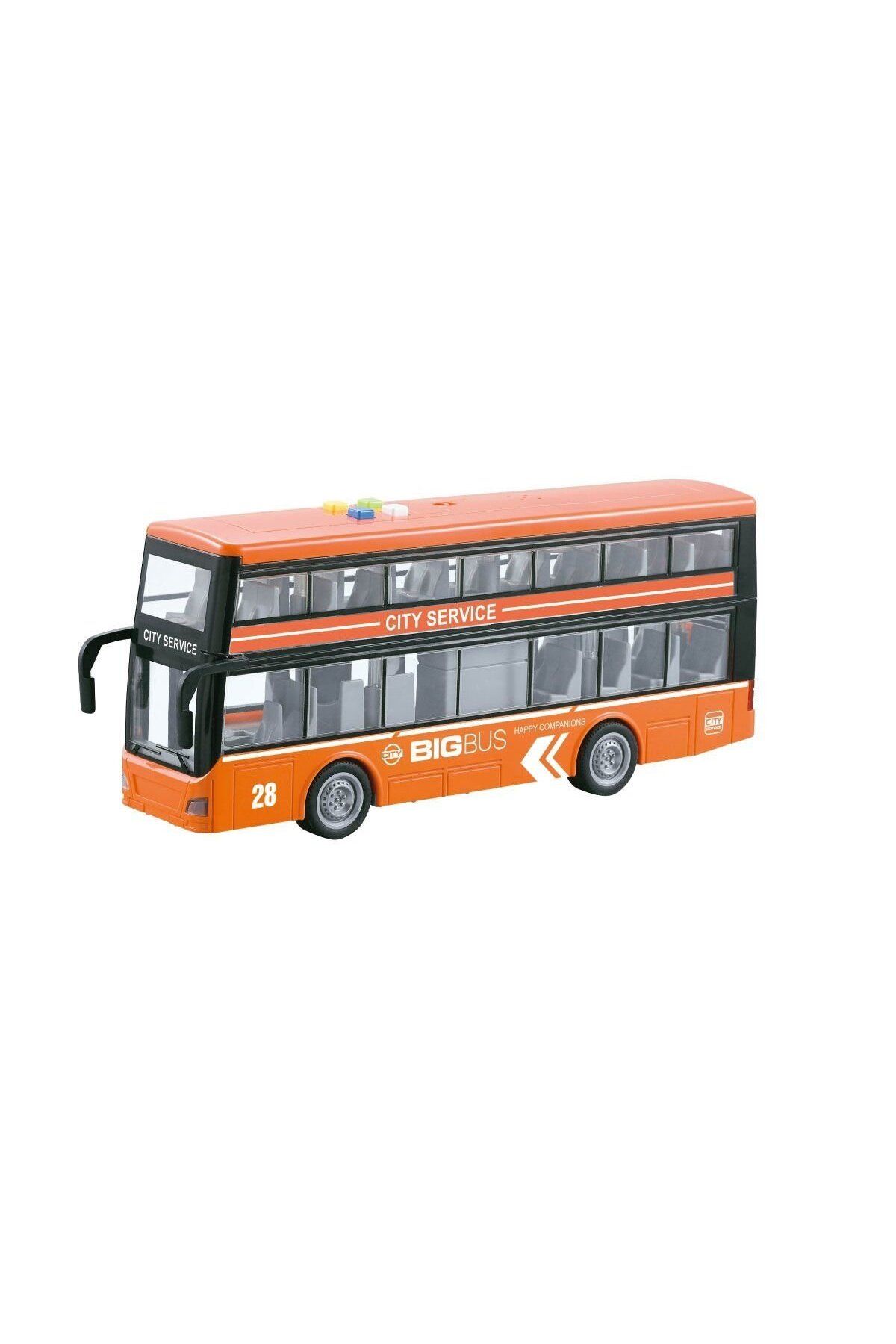 OEM WY912A-B Sesli ve Işıklı Çift Katlı Otobüs 1:16