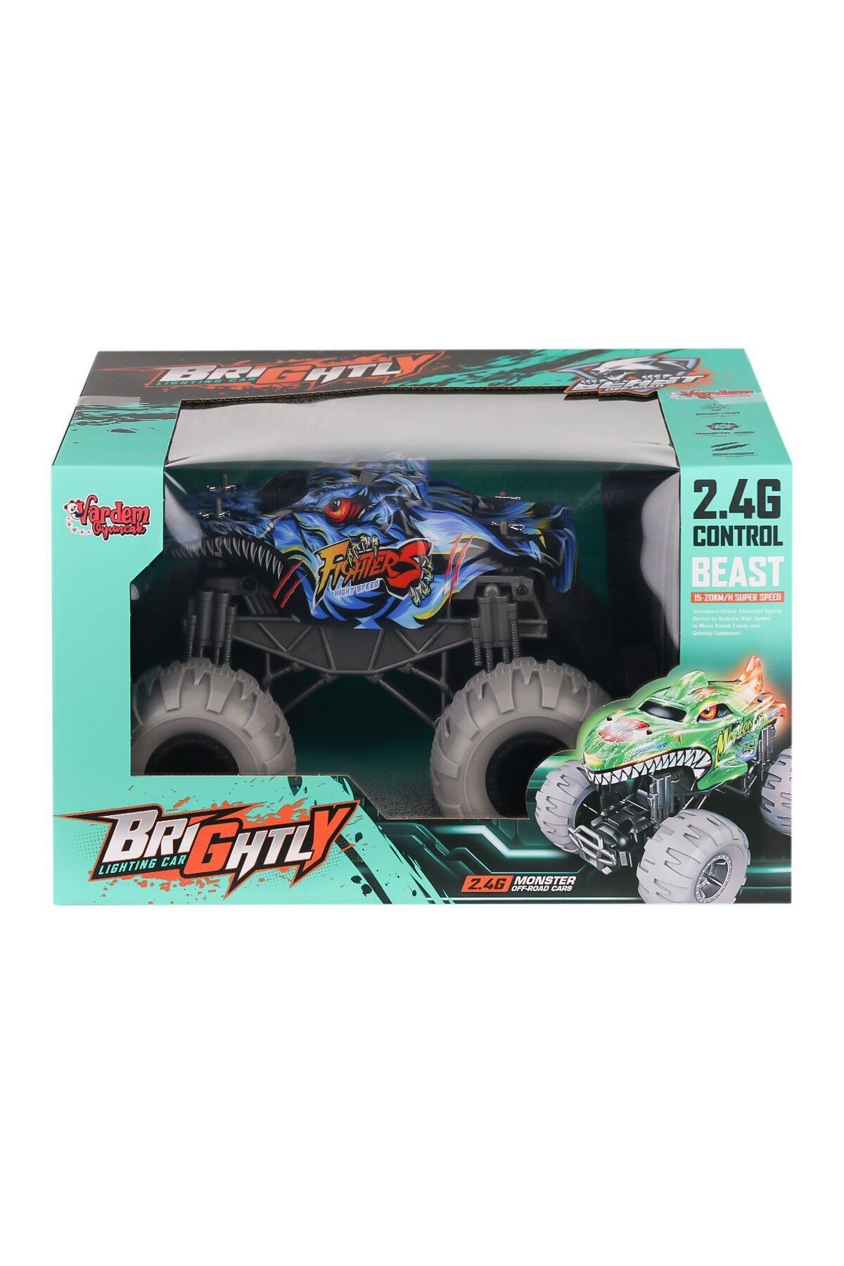 OEM RQ-3045-46-47 Kumandalı Şarjlı Işıklı Off Road Canavar Araba -Vardem
