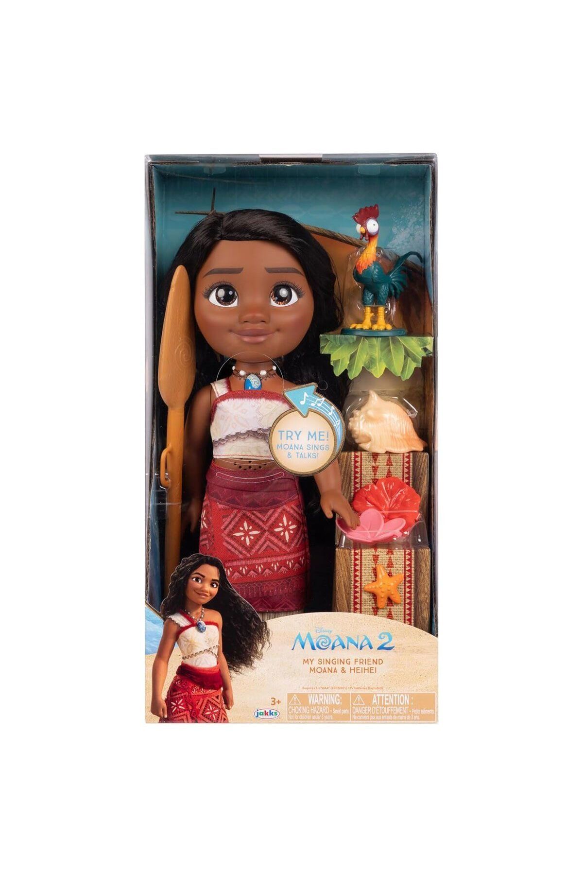 OEM JKP 237581 Disney Moana - Moana Şarkı Söyleyen Bebek 38 cm
