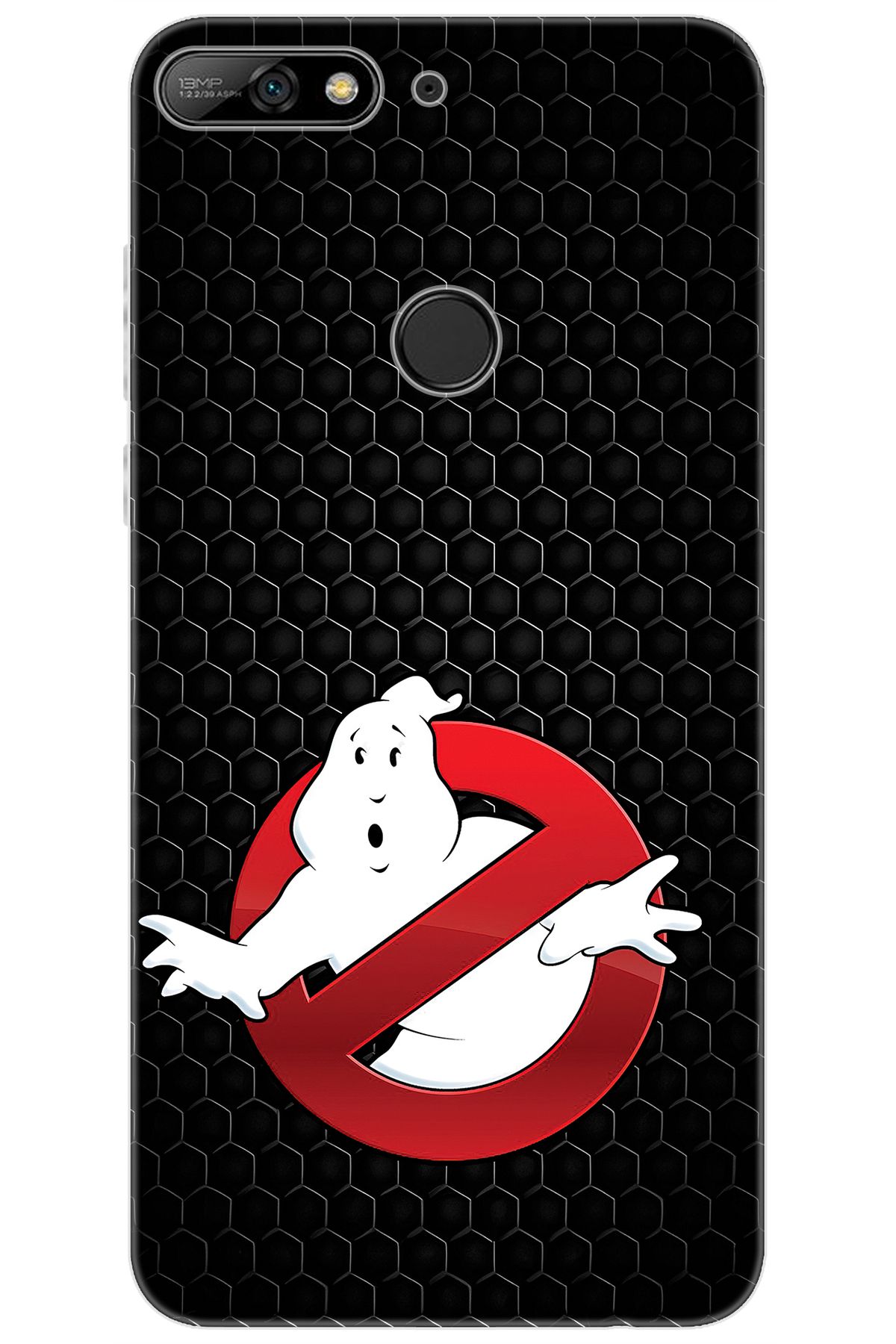 Ceppare Huawei Y7 PRO 2018 (LDN-LX2) Uyumlu Kılıf Desen Baskılı Silikon Hayalet Avcıları STK:609 CP-urAYNMZ