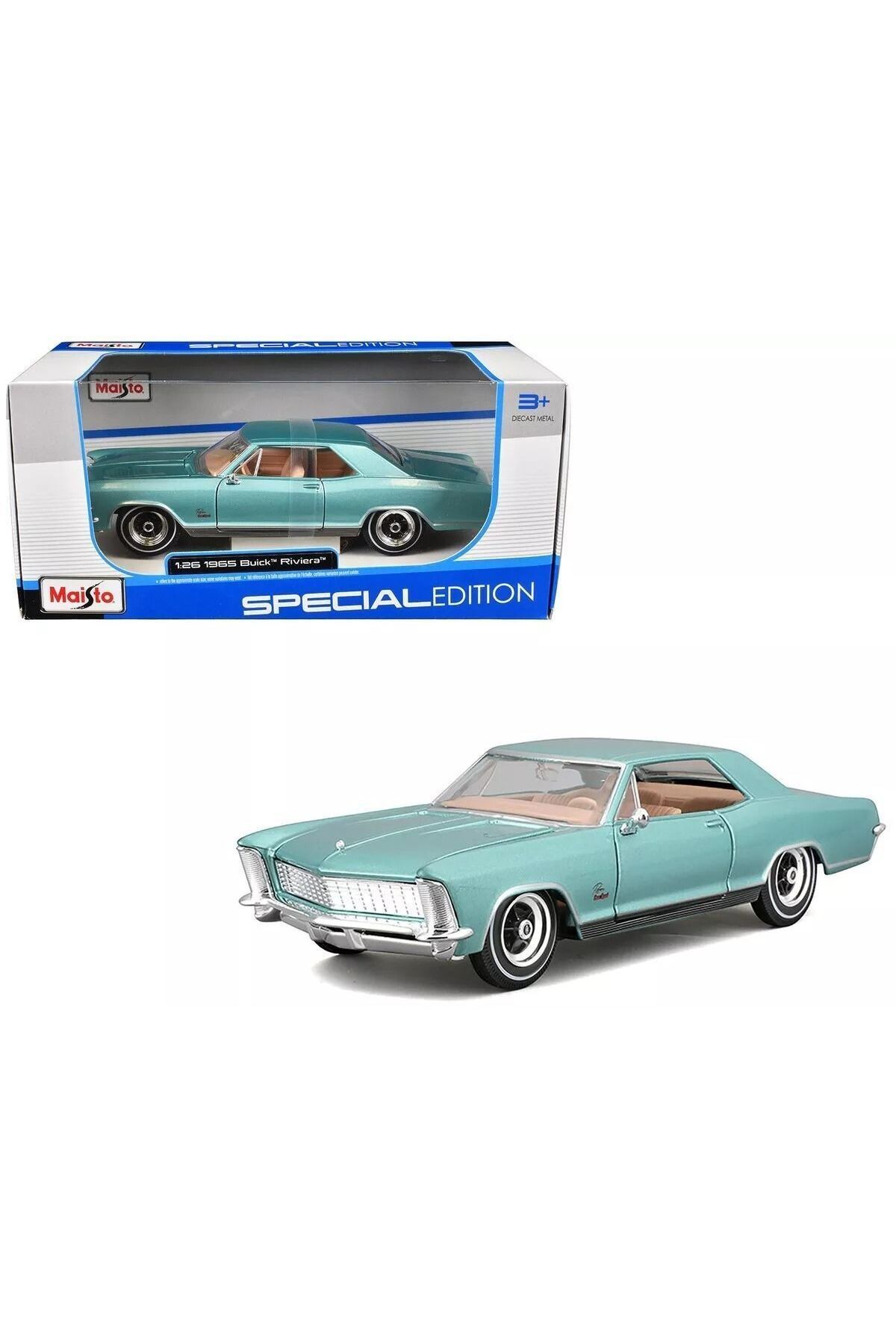 OEM MAY 31214 1965 Buick Riviera 1:26 Model Araba