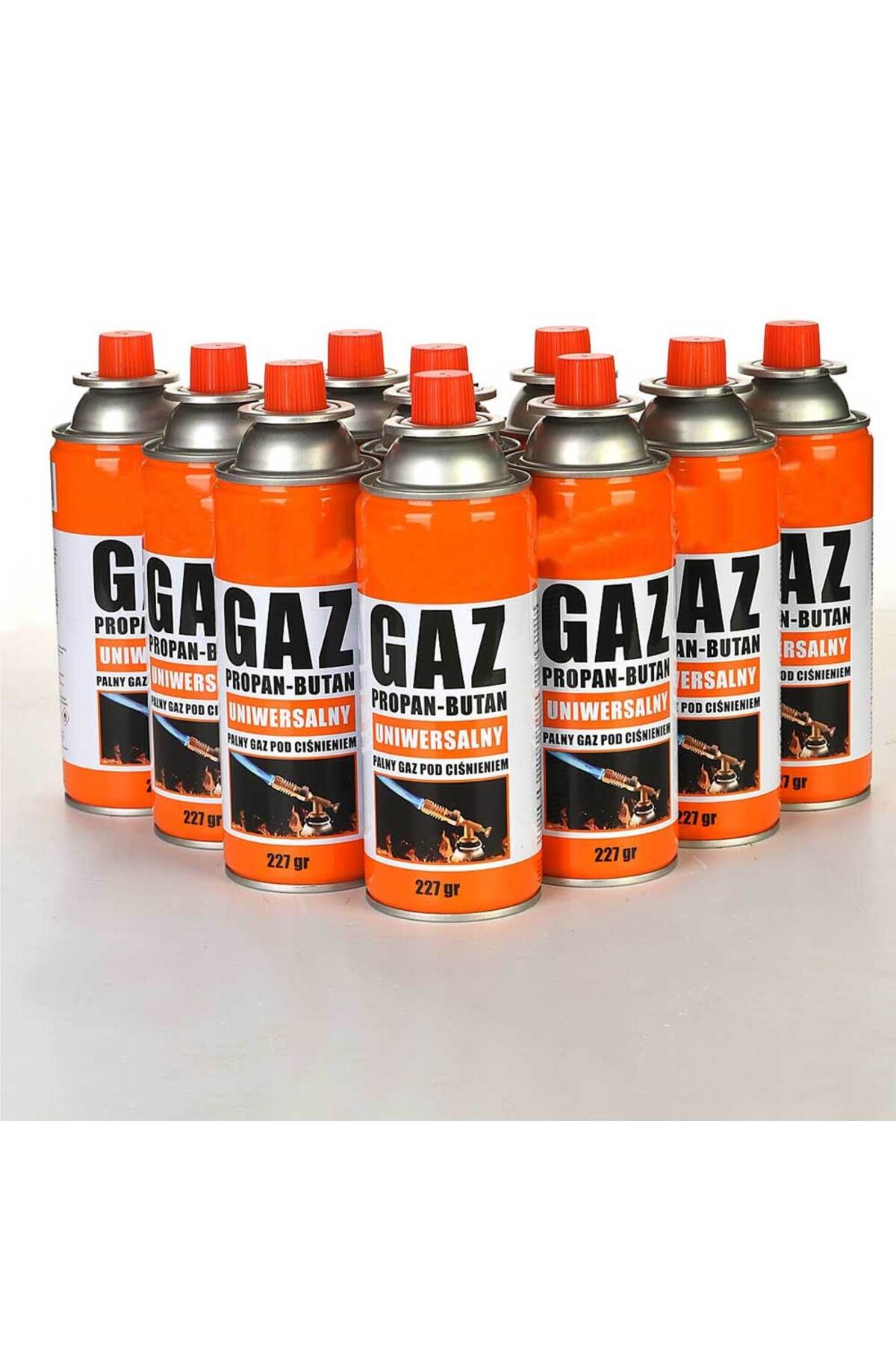 OEM Kamp Ocak Gazı Valfli Kartuş 227GR - 12 Adet