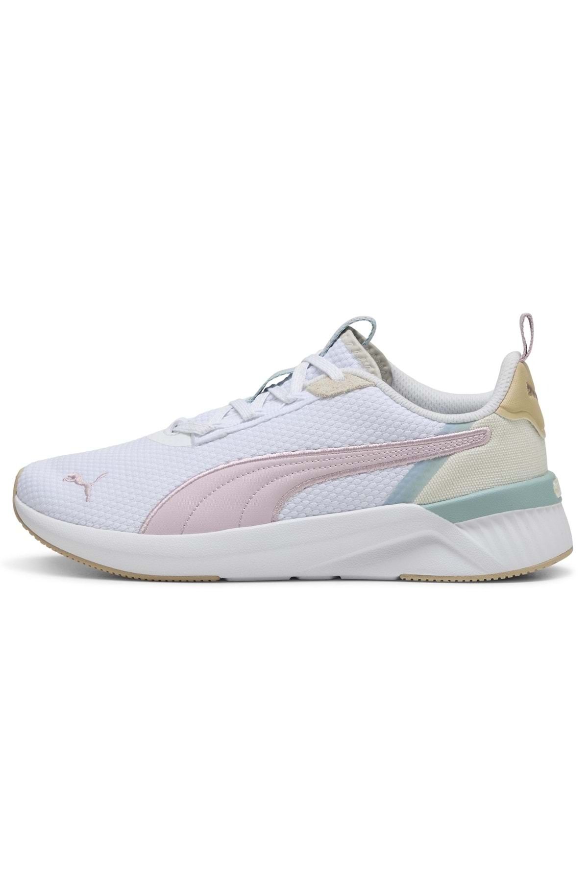 Puma 311100 Softride Harli Wns Unisex Spor Ayakkabı BEYAZ-PEMBE