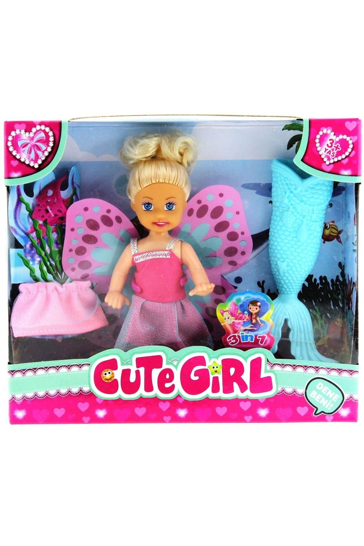 OEM Cute Girl Mini Bebek Denizkızı Seti