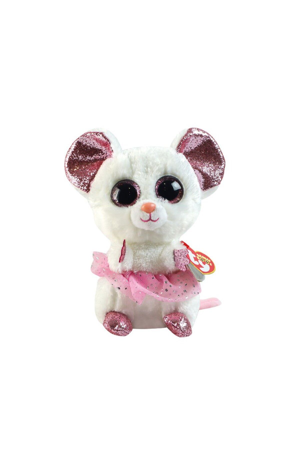 OEM TY Beanie Boos Tütülü Peluş Fare Nina 17 cm