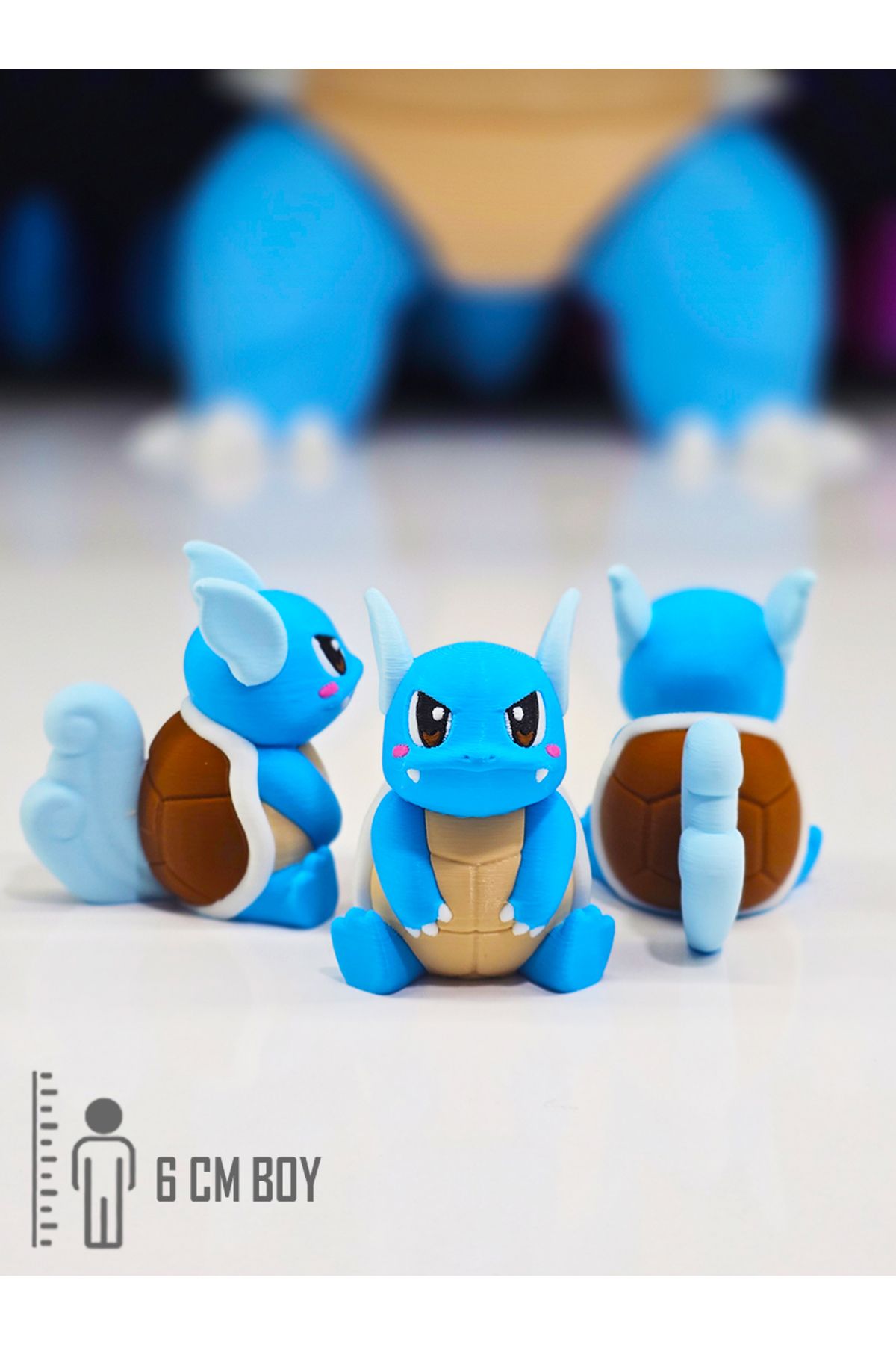 Suelo Butik Pokemon Wartortle Figürü Pokemon Figür Oyuncakları 6 Cm (1 Adet)