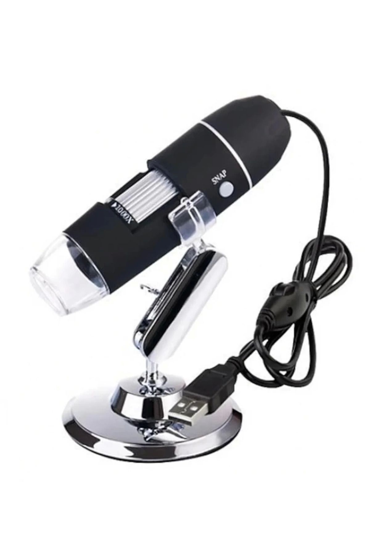 Eldenör 1600x Usb Dijital Mikroskop Kamera Endoskop 8led Büyüteç Metal Standı