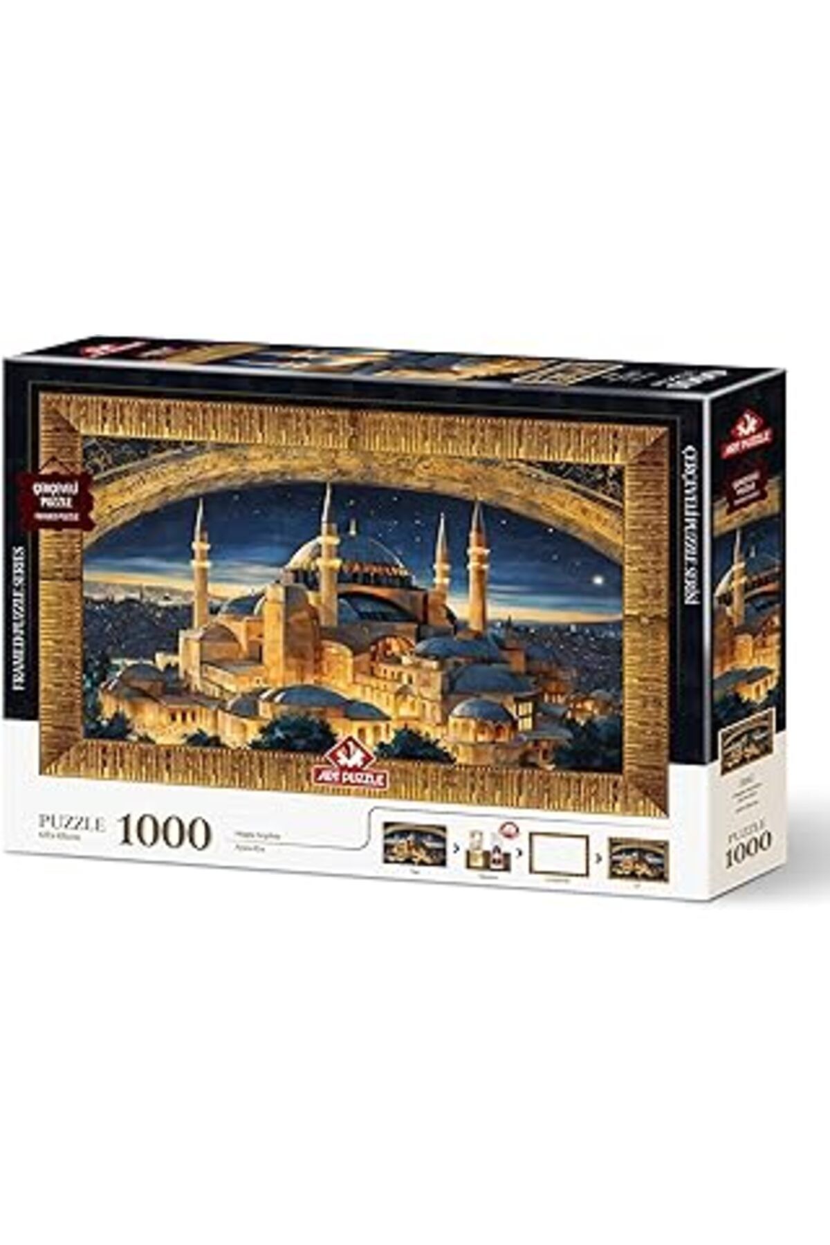 karadağsb Art Puzzle Ayasofya 1000 Parça Çerçeveli Puzzle