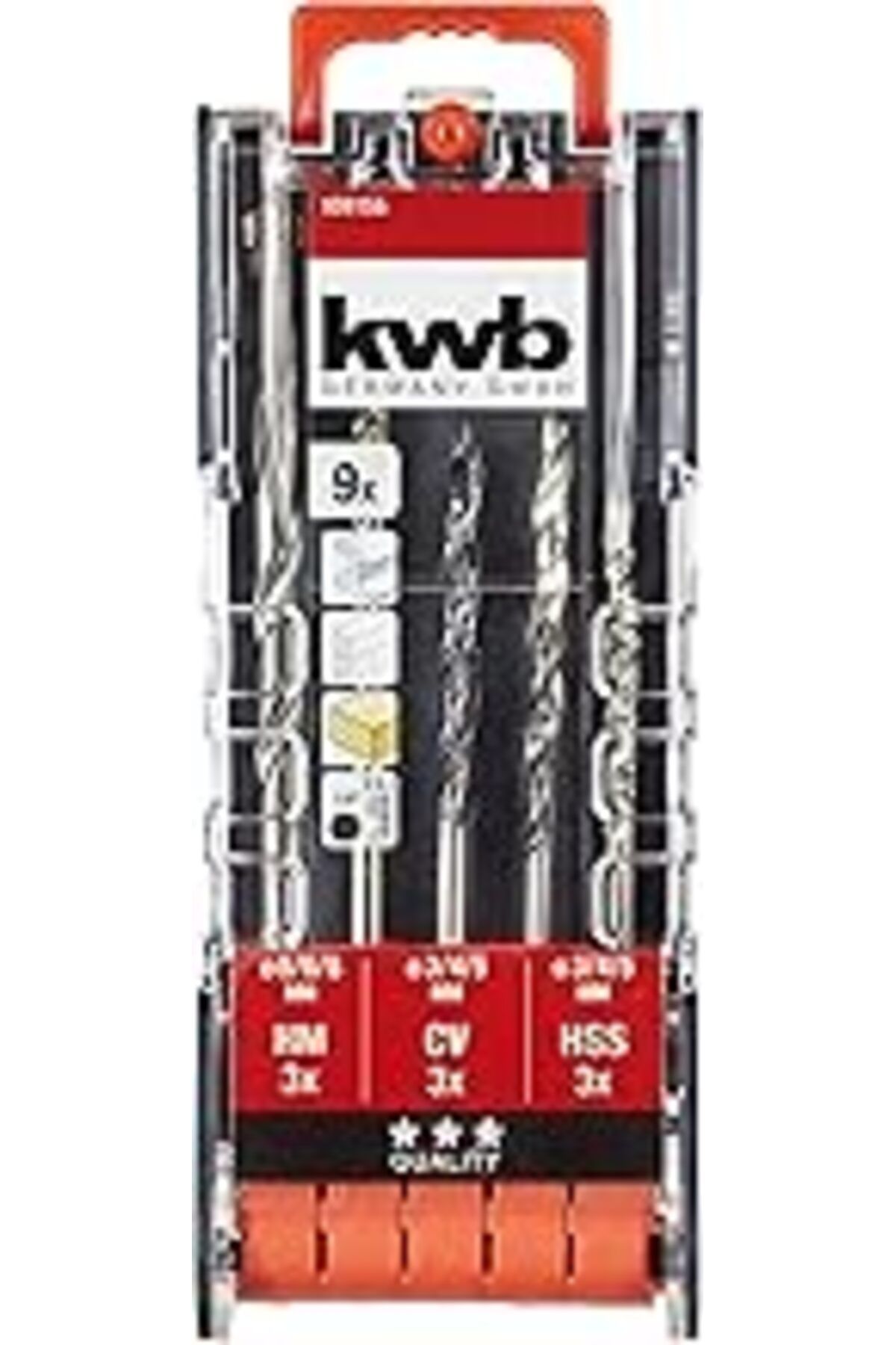 Pİ GLOBAL Kwb Kombi Matkap Uç Seti 9 Parça