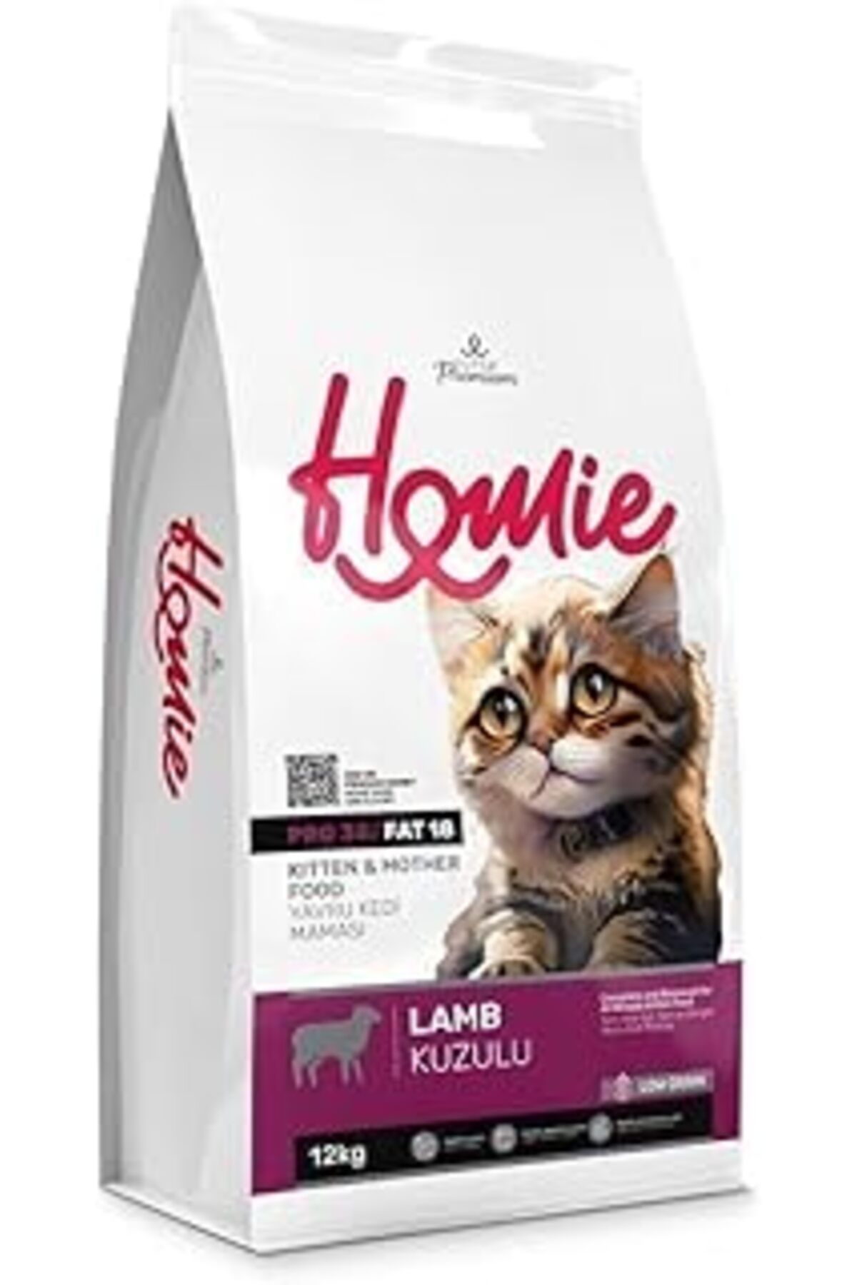 karadağsb Homie Kitten&Mother Düşük Tahıllı Kuzulu Kedi Maması 12 Kg
