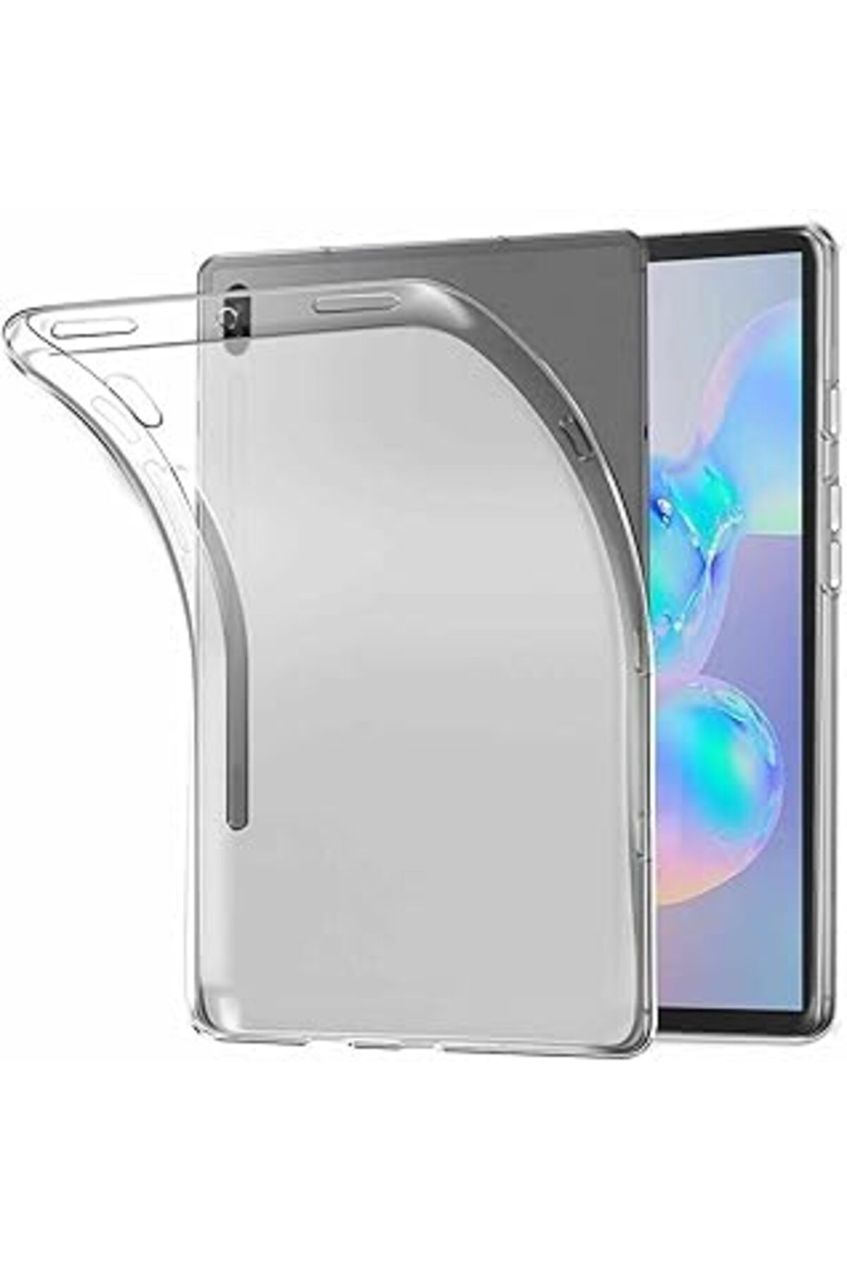 Mu Art Kılıf Silikon Şeffaf 0.2 Mm Transparan Ultra Ince Komple Arka Koruma Tpu 14.6 Inç Galaxy Tab S8 Ult