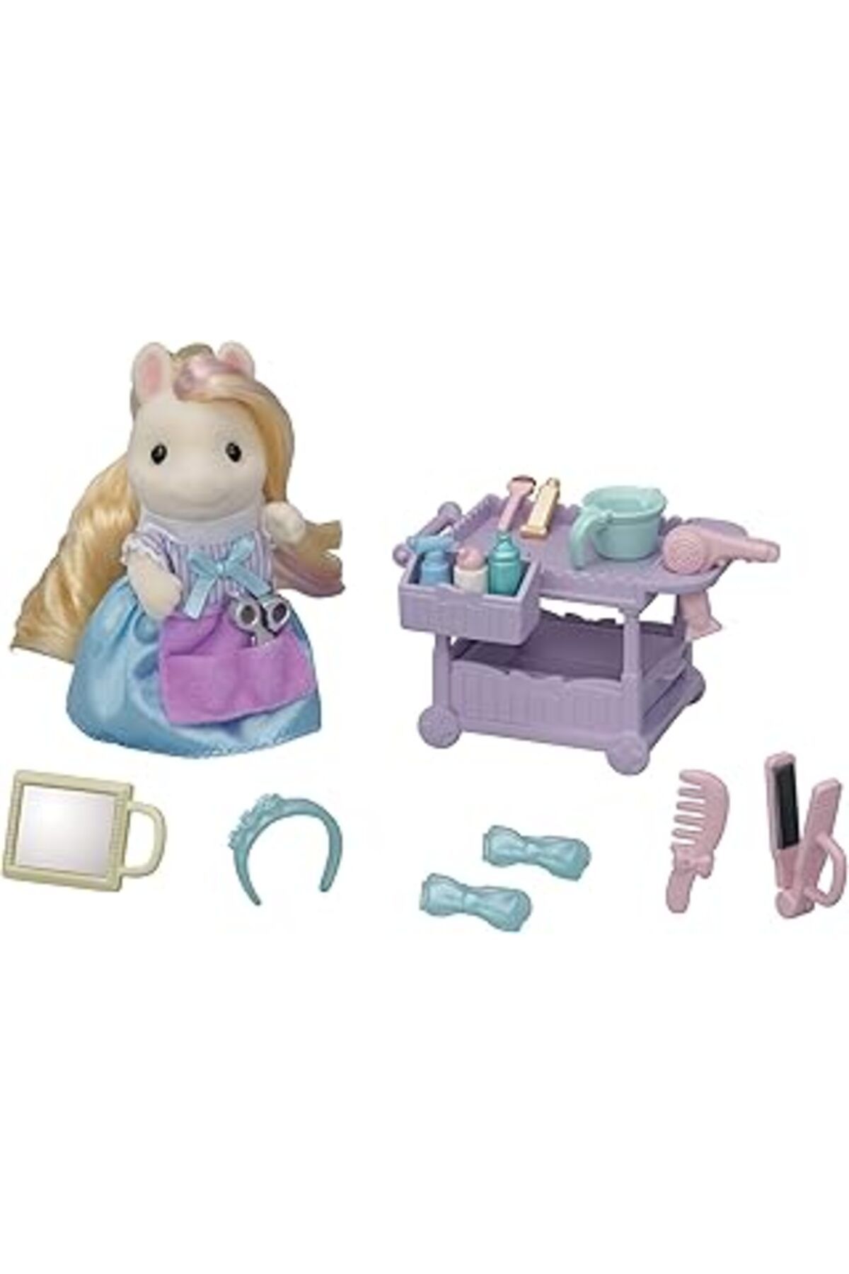 NZM TİCARET Sylvanian Families Epoch Pony'Nin Kuaför Seti, Oyuncak