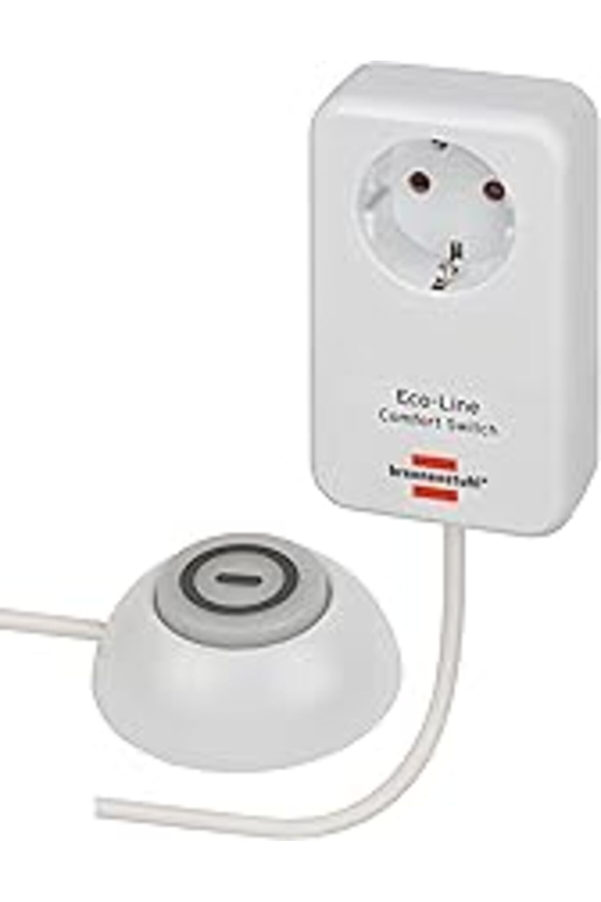 Pazarcan Brennenstuhl Eco Line Comfort Switch Adaptör El Csa 1 (Işıklı El/Ayak Şalterli Priz, Yüksek Dokunma